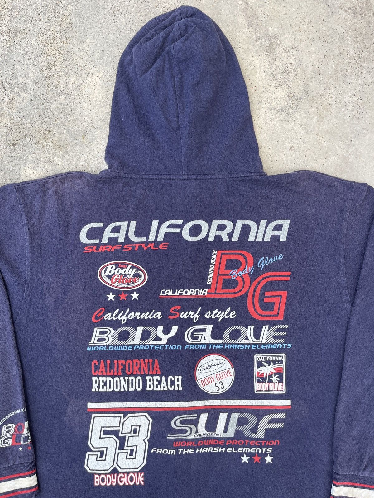 Body Glove × Vintage Vintage Body Glove Zip Up Hoodie Size US XL / EU 56 / 4 - 10 Thumbnail