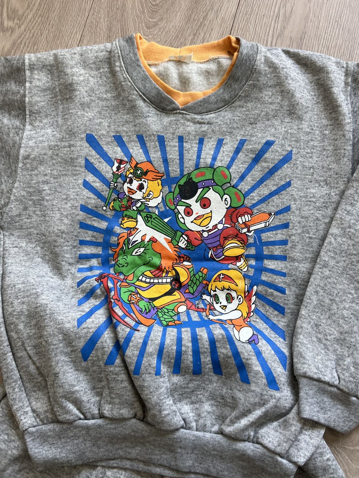 Anime Vintage 80s Japanese Anime 2Piece Sweatsuit Youth Edition se Size US XXS / EU 40 - 1 Thumbnail
