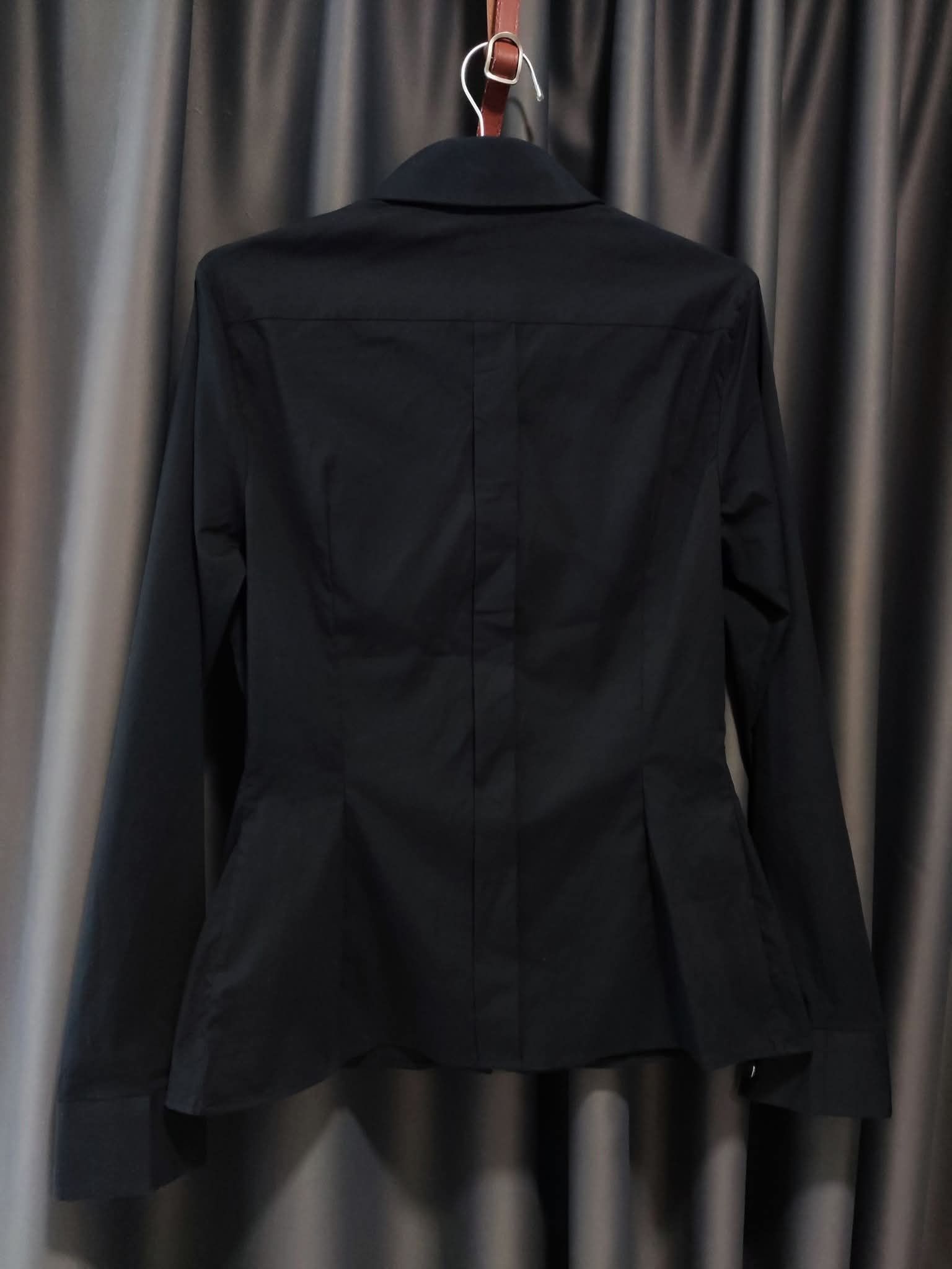 Versace Versace Women’s Slim Black Shirt/Blouse – Made in Italy Size L / US 10 / IT 46 - 3 Thumbnail