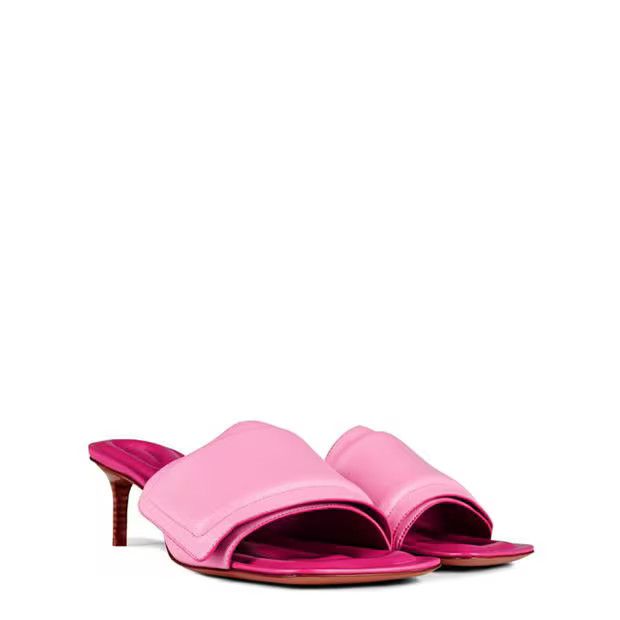 Jacquemus o1g2r1mq1024 Heeled Mules in Pink Size US 6 / IT 36 - 3 Thumbnail