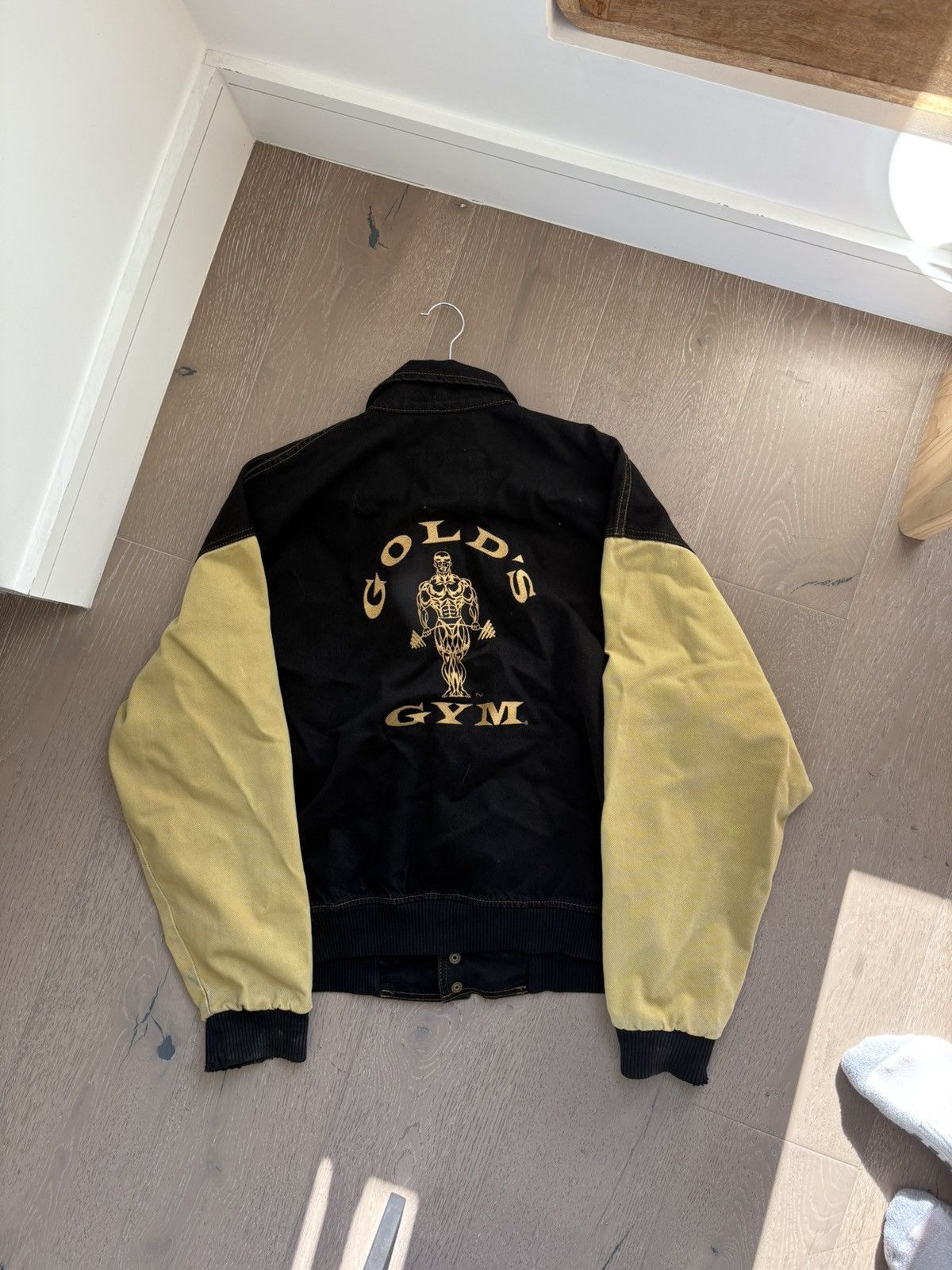 Vintage 90s Gold’s Gym Varsity Jacket - Iconic Logo