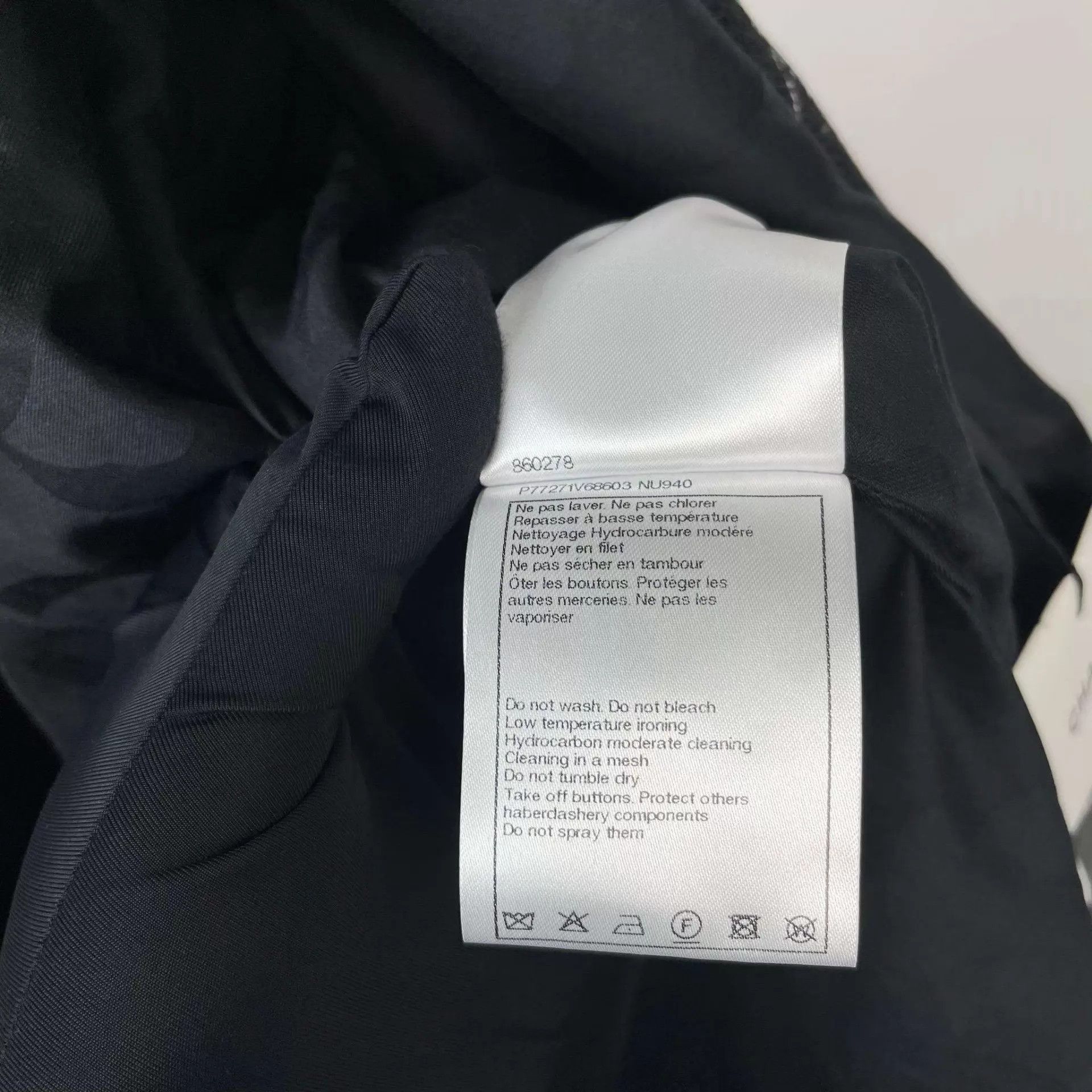 Chanel Chanel Wool 24S Tie-Front Jacket Black Size 36 Size XS / US 0-2 / IT 36-38 - 6 Thumbnail