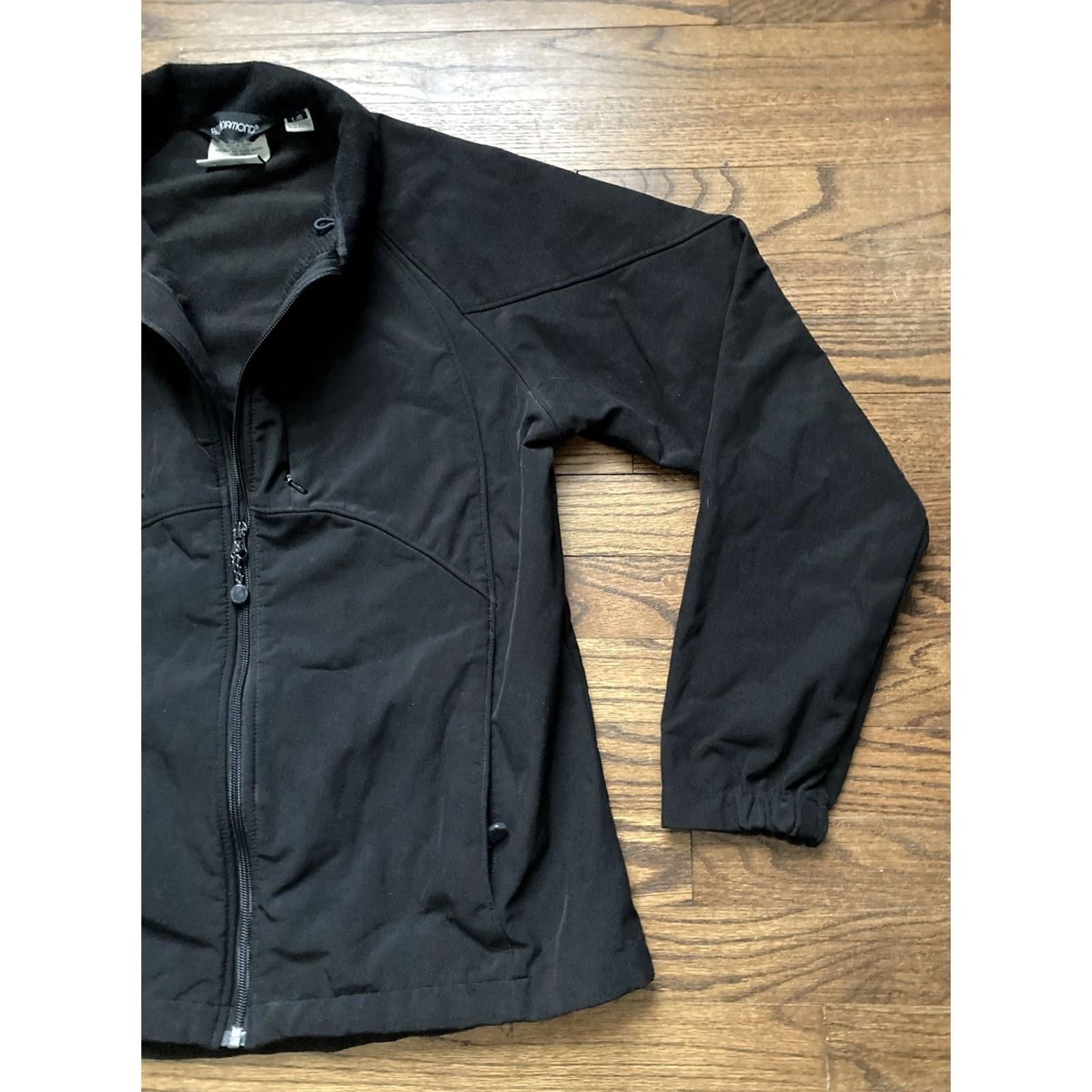 Black Diamond Black Diamond Soft Shell Jacket Mens Full Zip Coat Sz Large Black Diamond Logo Spell Out Casual Outdoor Fall Winter Regular Comfort Size US L / EU 52-54 / 3 - 3 Thumbnail