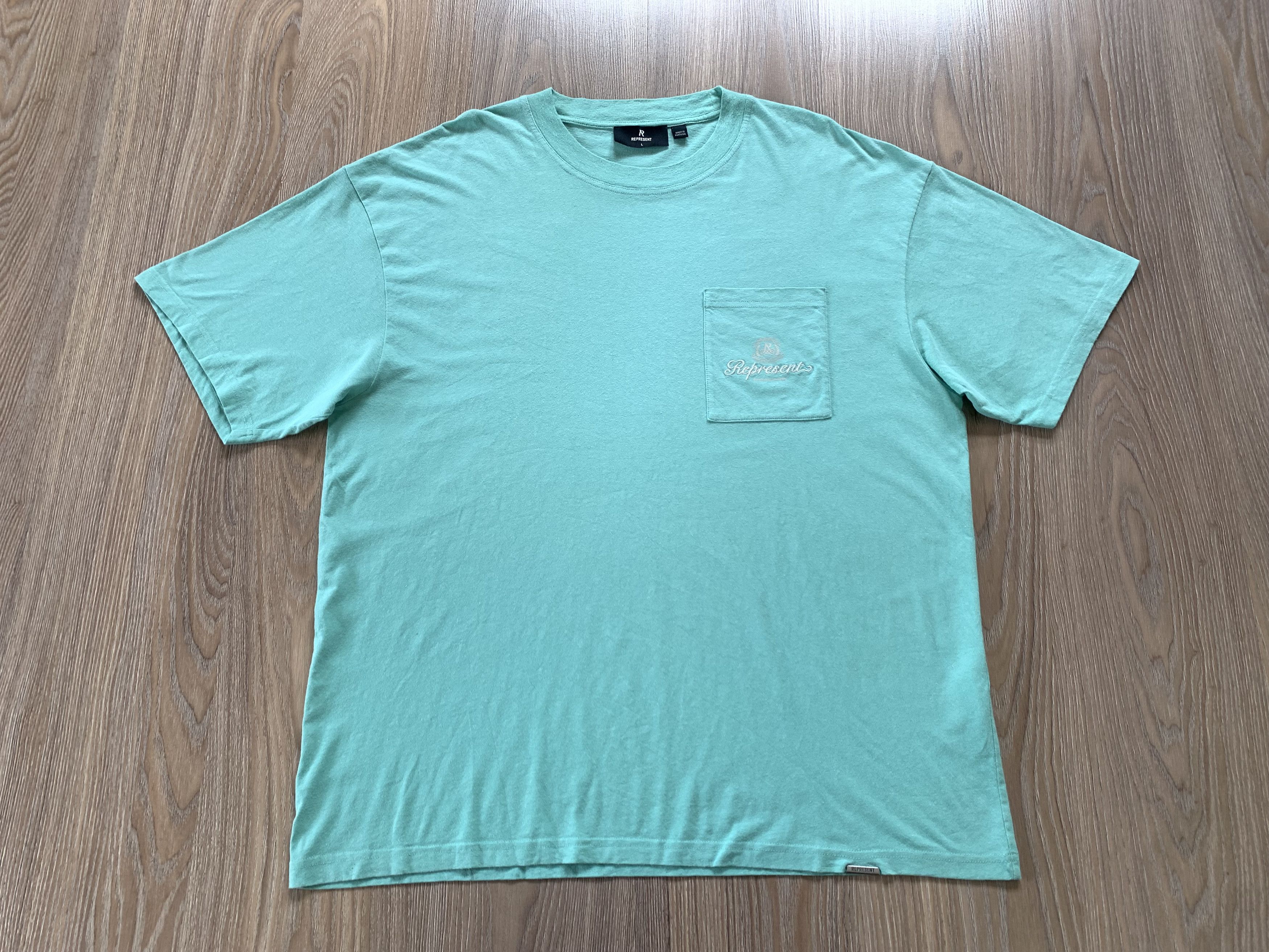 Represent Permanent Vacation Mint Pocket T-Shirt