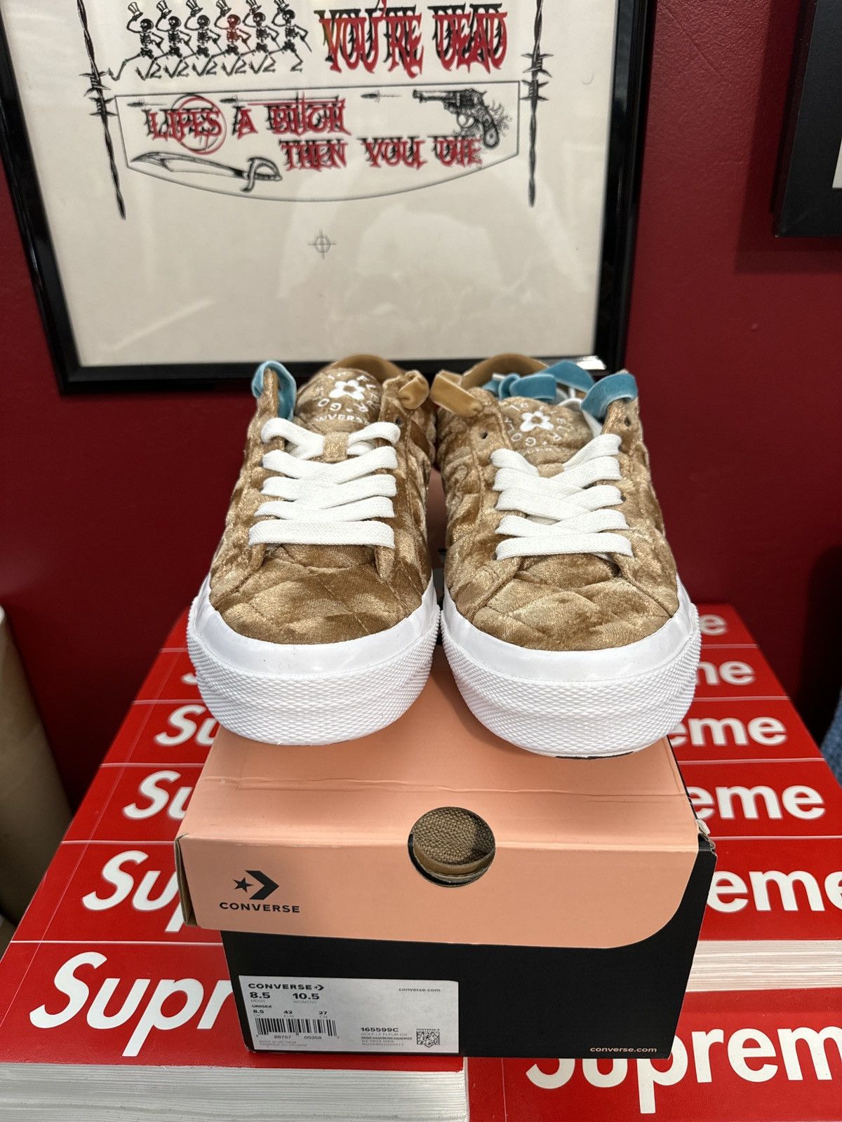 Converse × Golf Wang × Golf le Fleur Converse Golf Le Fleur Ox Size US 8.5 / EU 41-42 - 4 Thumbnail