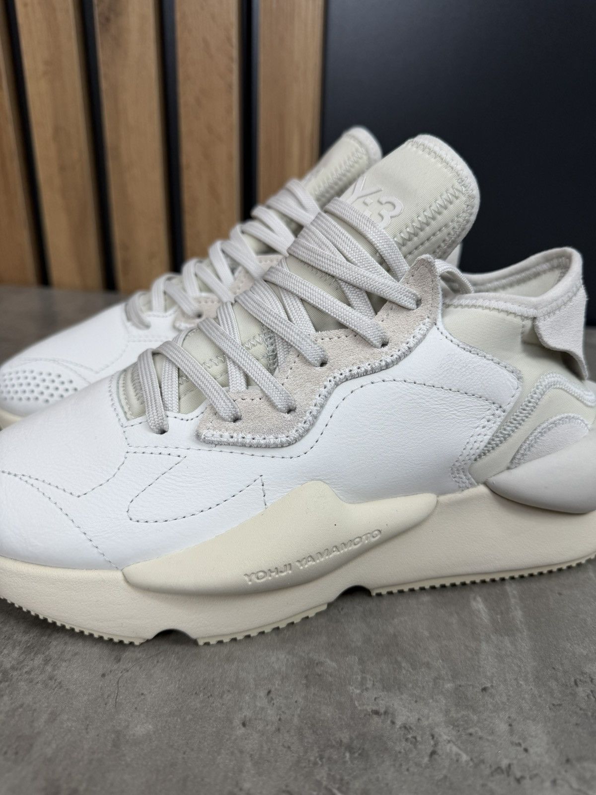 Adidas Adidas Y-3 Kaiwa Beige Sneakers Size 38 2/3 Size US 7.5 / IT 37.5 - 2 Thumbnail