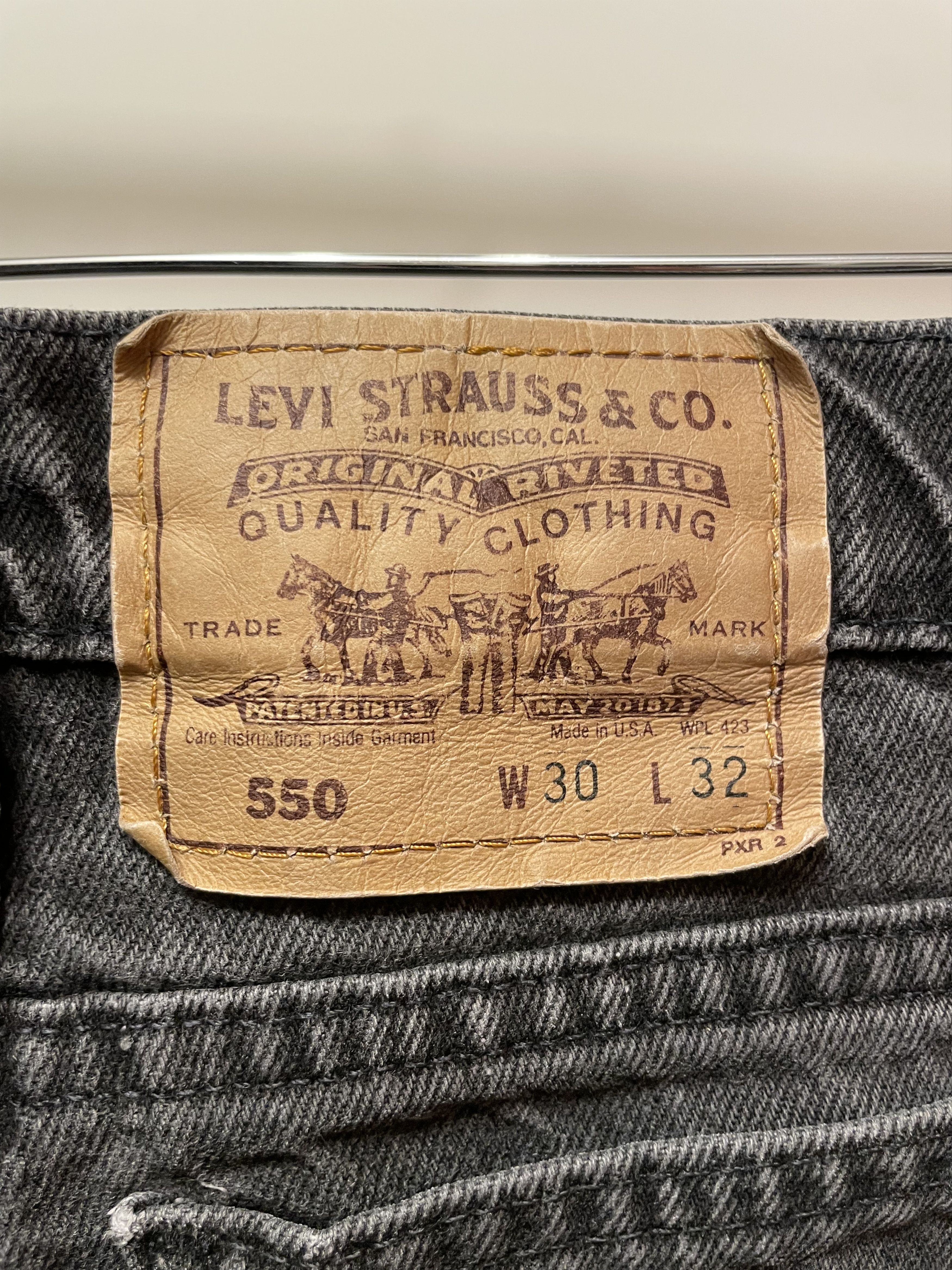 Levi's Vintage Clothing Levi's 550 black tab Size US 30 / EU 46 - 3 Thumbnail