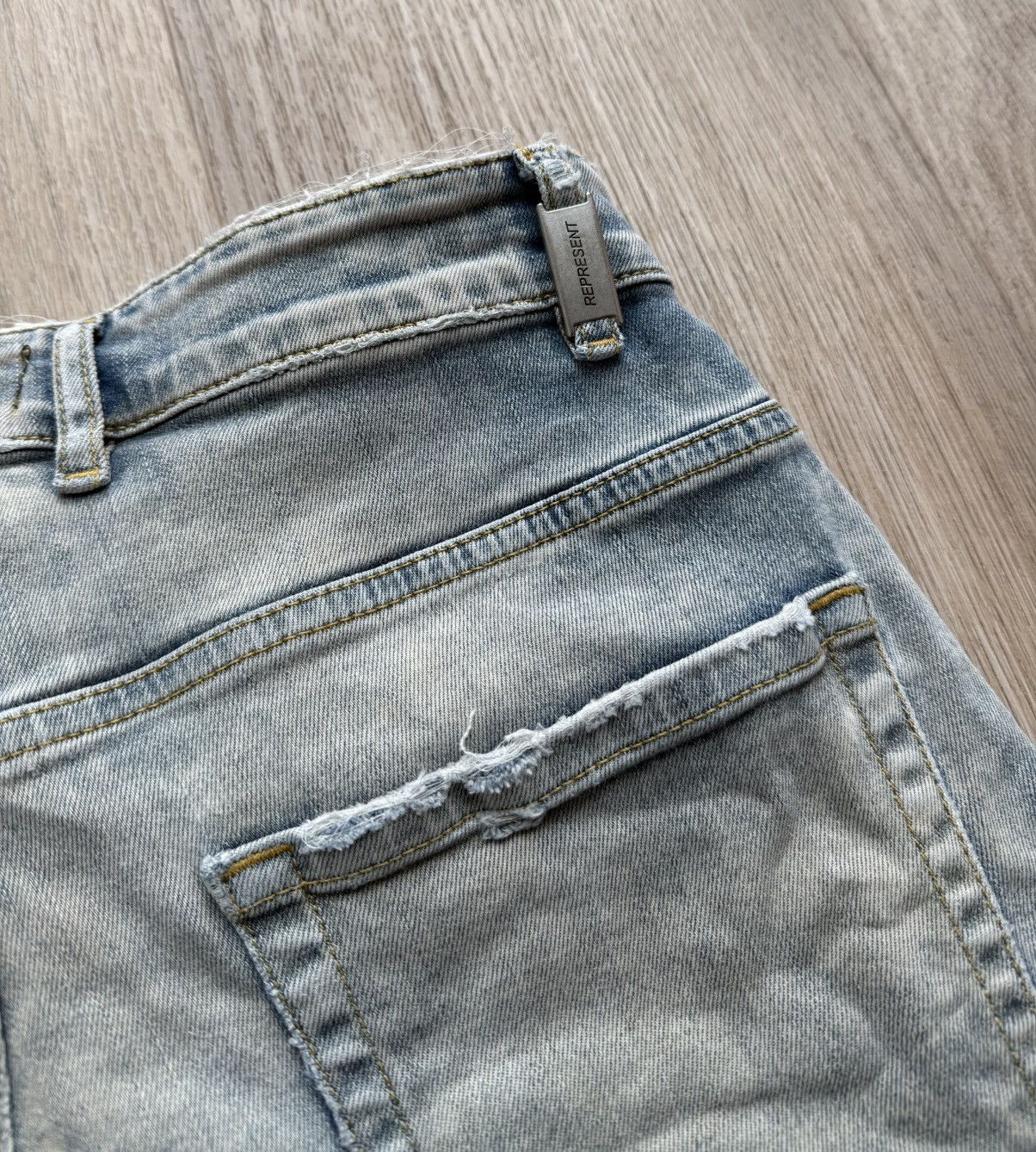 Represent Clo. Represent Essential Denim Distressed Jeans Slim Fit Size US 32 / EU 48 - 13 Thumbnail