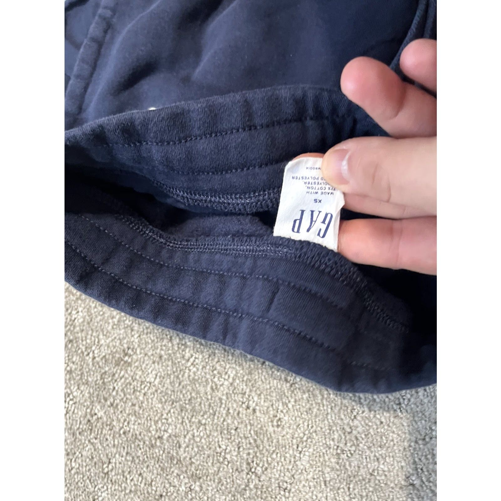 Gap VINTAGE Gap Men Sweatpants Jogger XS Regular Blue Navy Activewear Pants Mens XS Navy Blue Gap Jogger Sweatpants Size US 27 - 5 Thumbnail