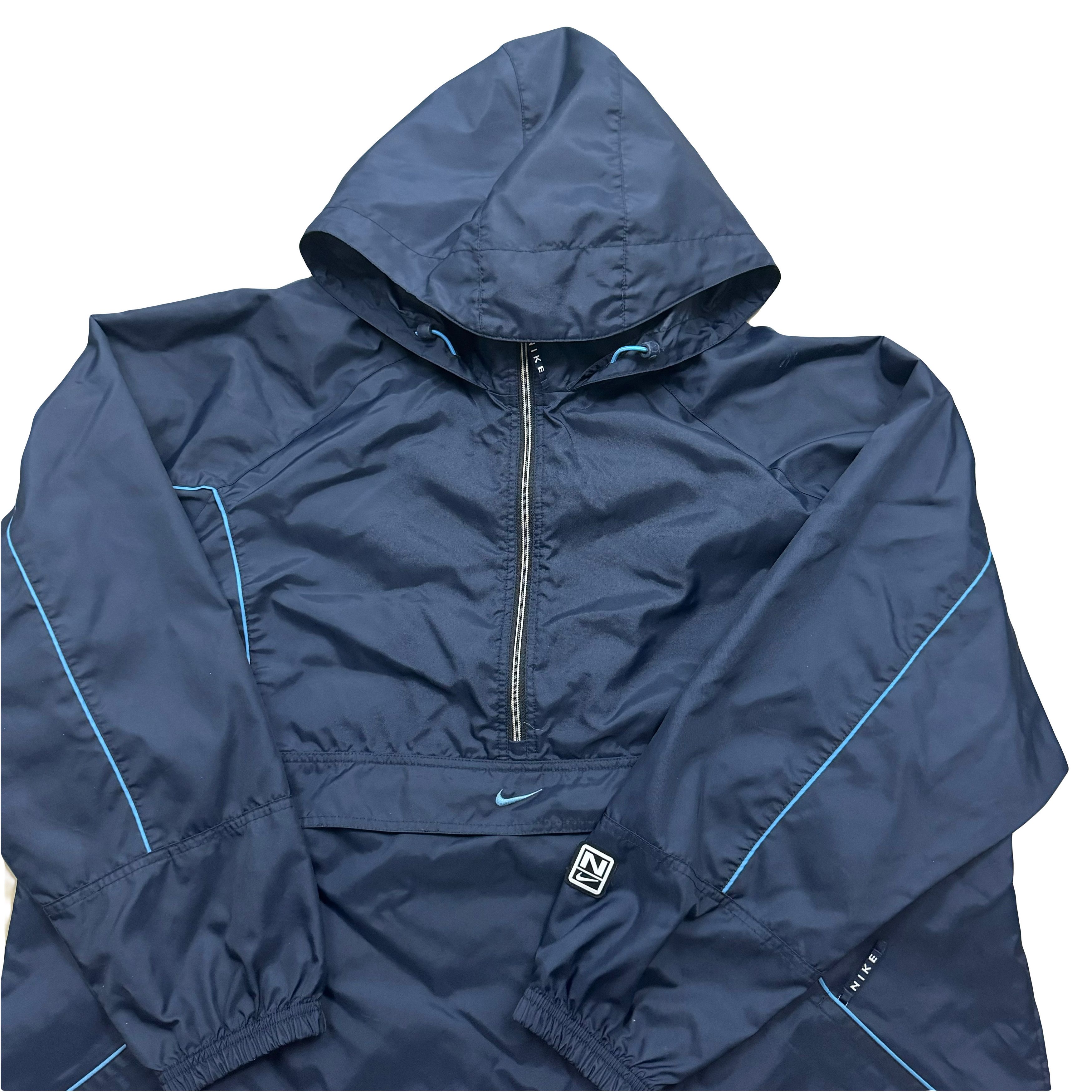 Nike × Vintage VTG 00s Y2K Nike 1/4 Zip Technical Anorak Jacket Sportswear Size US XXL / EU 58 / 5 - 3 Thumbnail