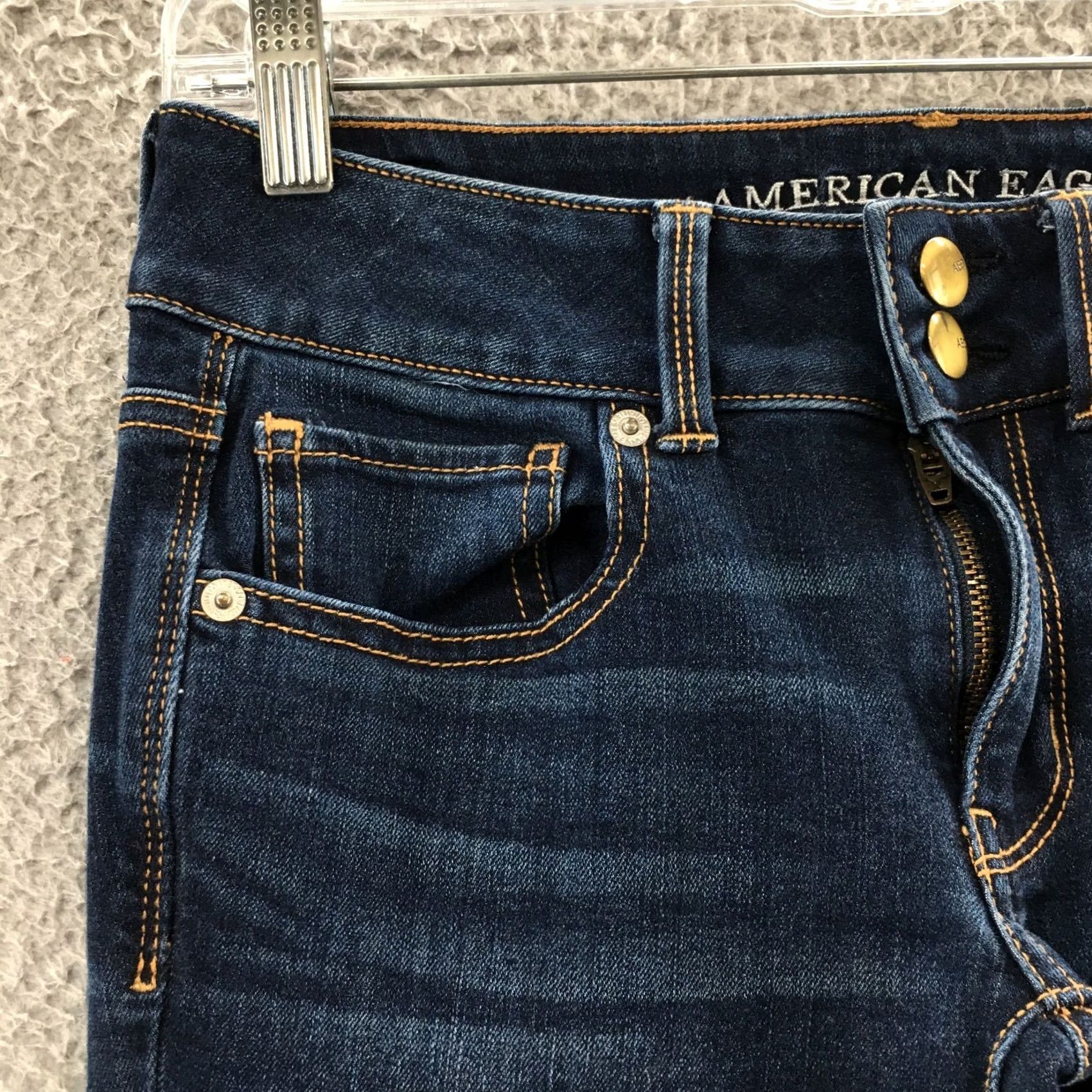 American Eagle Outfitters American Eagle Outfitters Artist Crop Jeans Womens Regular 2R Blue Denim Size 26" / US 2 / IT 38 - 4 Thumbnail
