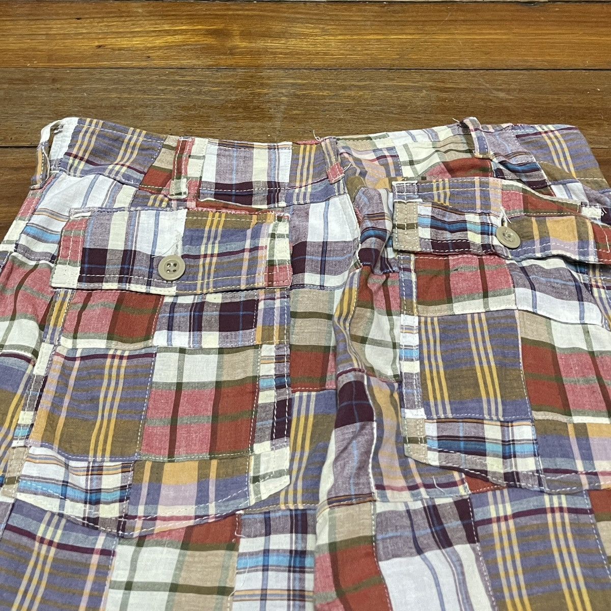 Japanese Brand × Vintage Very Rare Vintage Japanese Brand M.1.6 Patchwork Pants 1990s Size US 30 / EU 46 - 4 Thumbnail