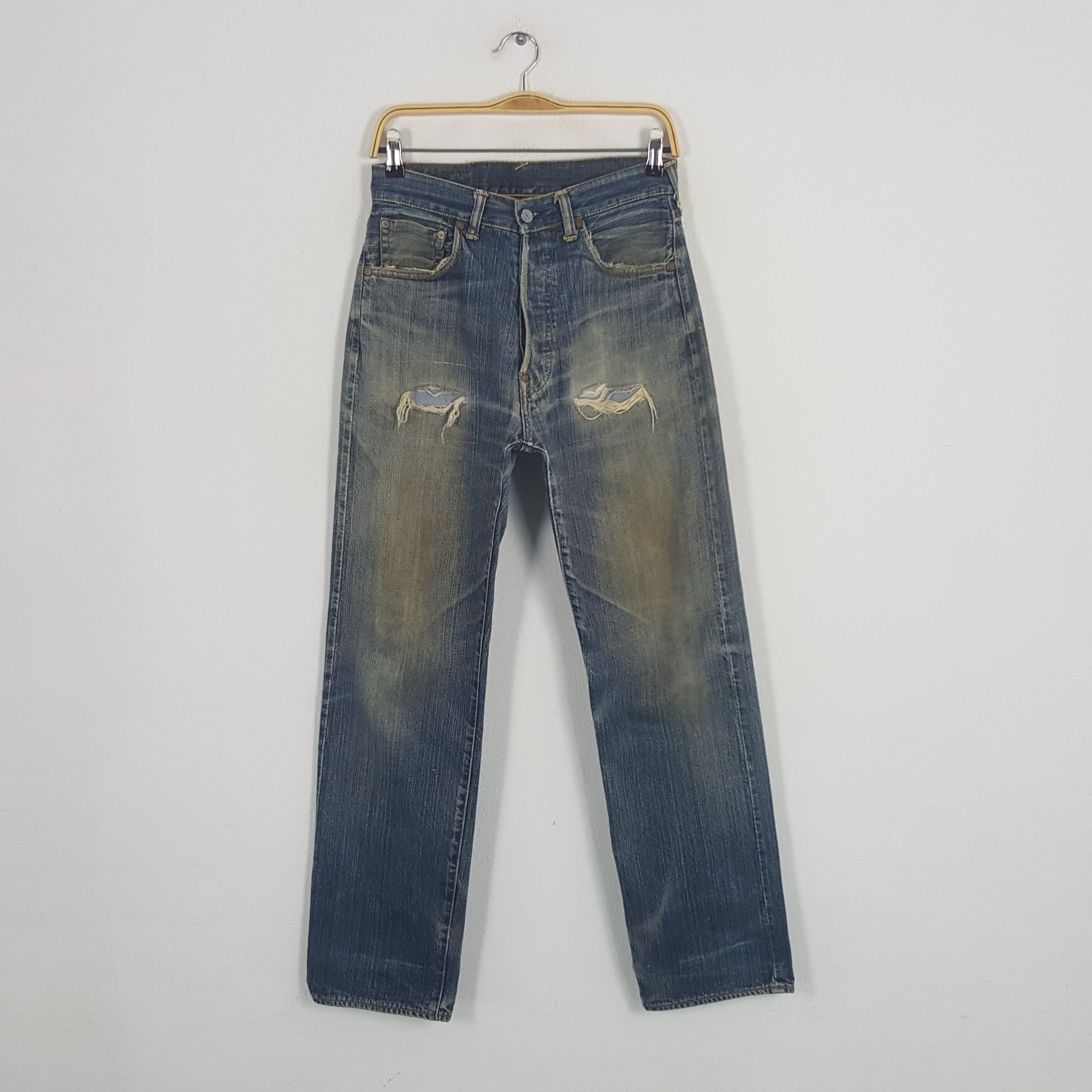 Evisu × Vintage Vintage Evisu X Mc Donald Japanese Daicock Denim Jeans Size US 28 / EU 44 - 4 Thumbnail