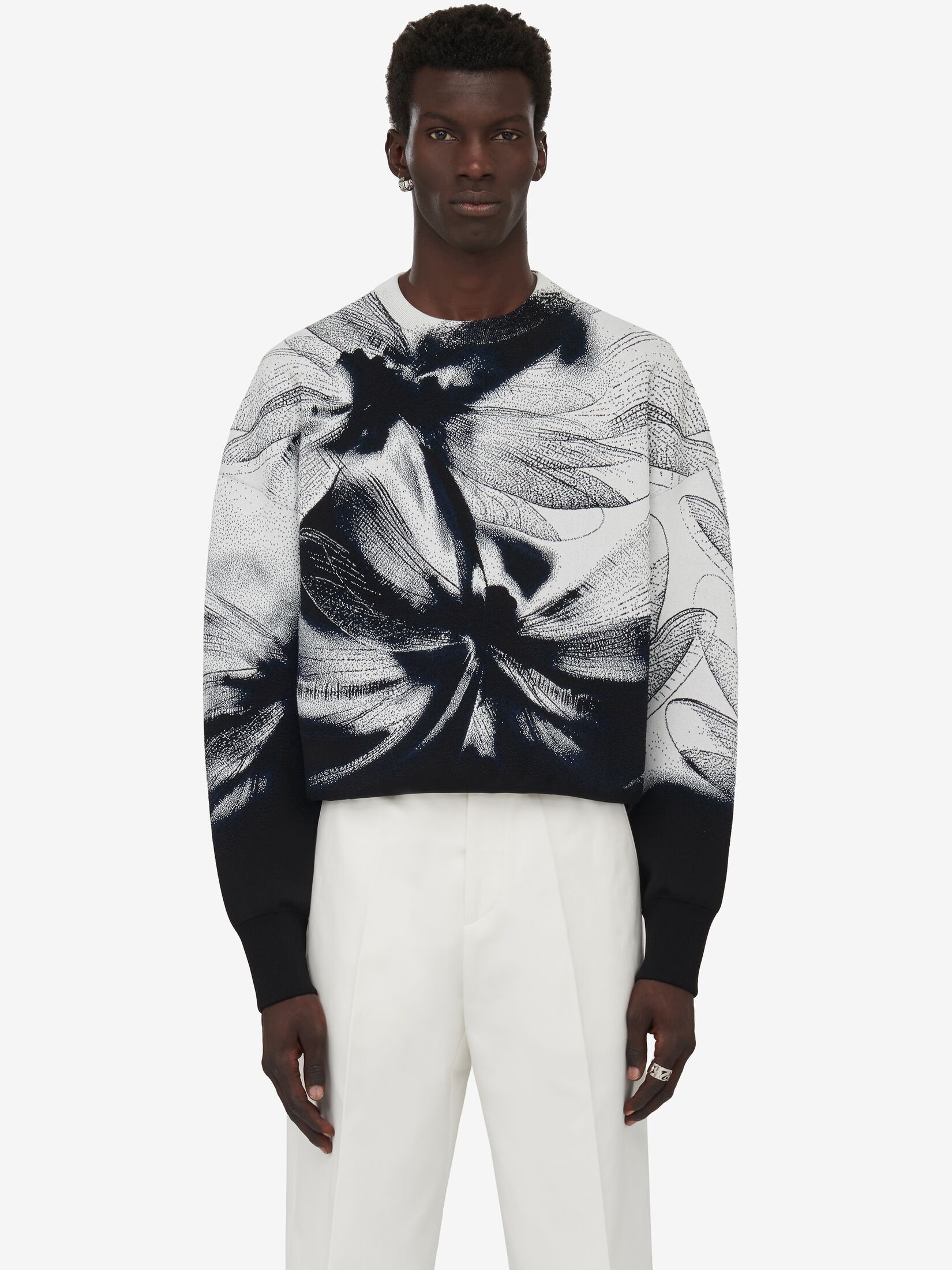 Alexander McQueen o1w1db10725 Dragonfly Jumper in Multicolor Size US XL / EU 56 / 4 - 5 Thumbnail