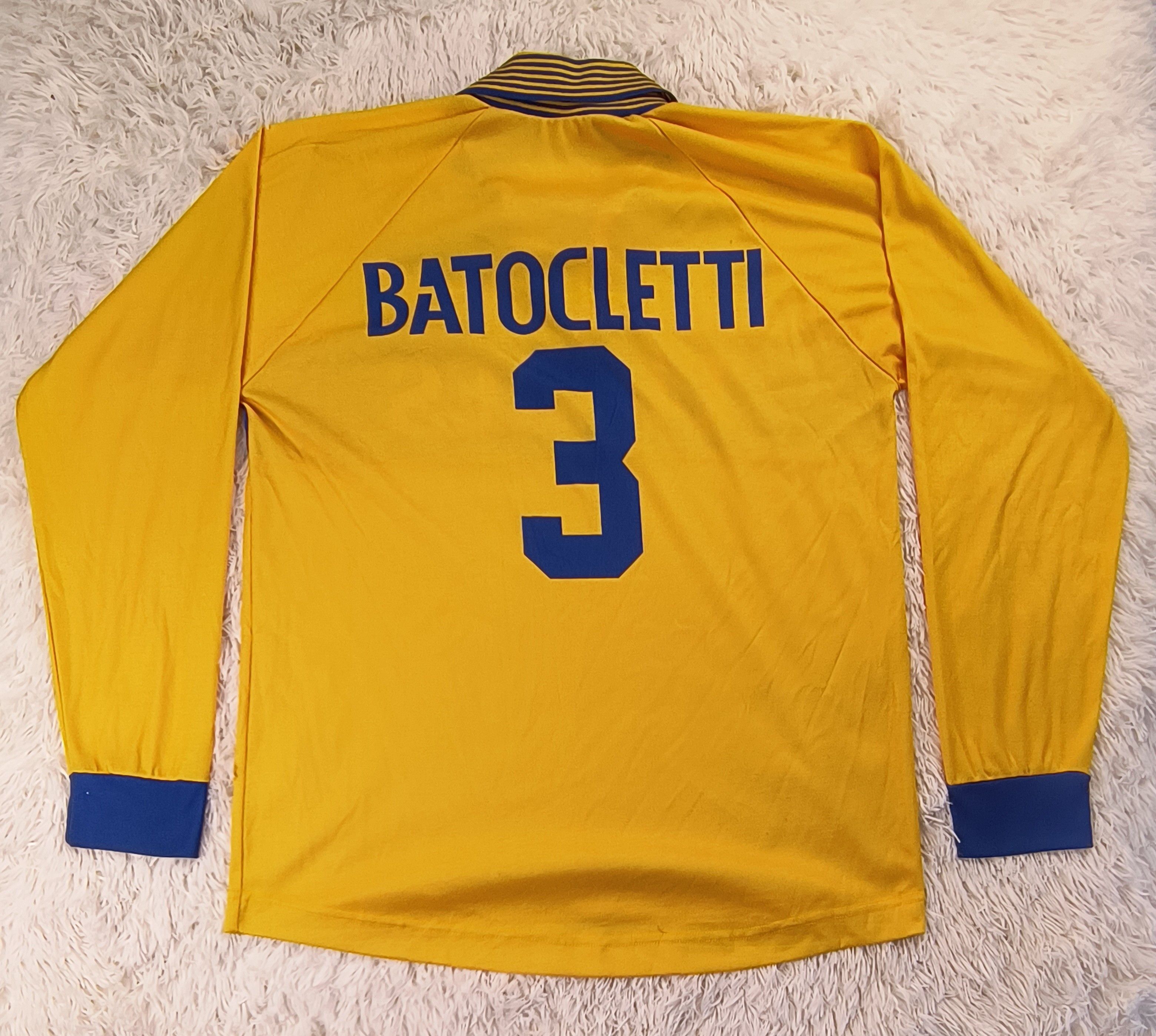 Vintage Vintage Fesago Tigres UANL #3 Batocletti 1981/82 LS jersey Size US L / EU 52-54 / 3 - 6 Thumbnail