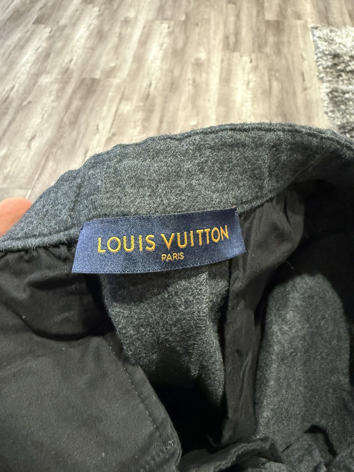 Louis Vuitton Louis Vuitton Wool Leather Belted Grey Pants Size US 32 / EU 48 - 5 Thumbnail