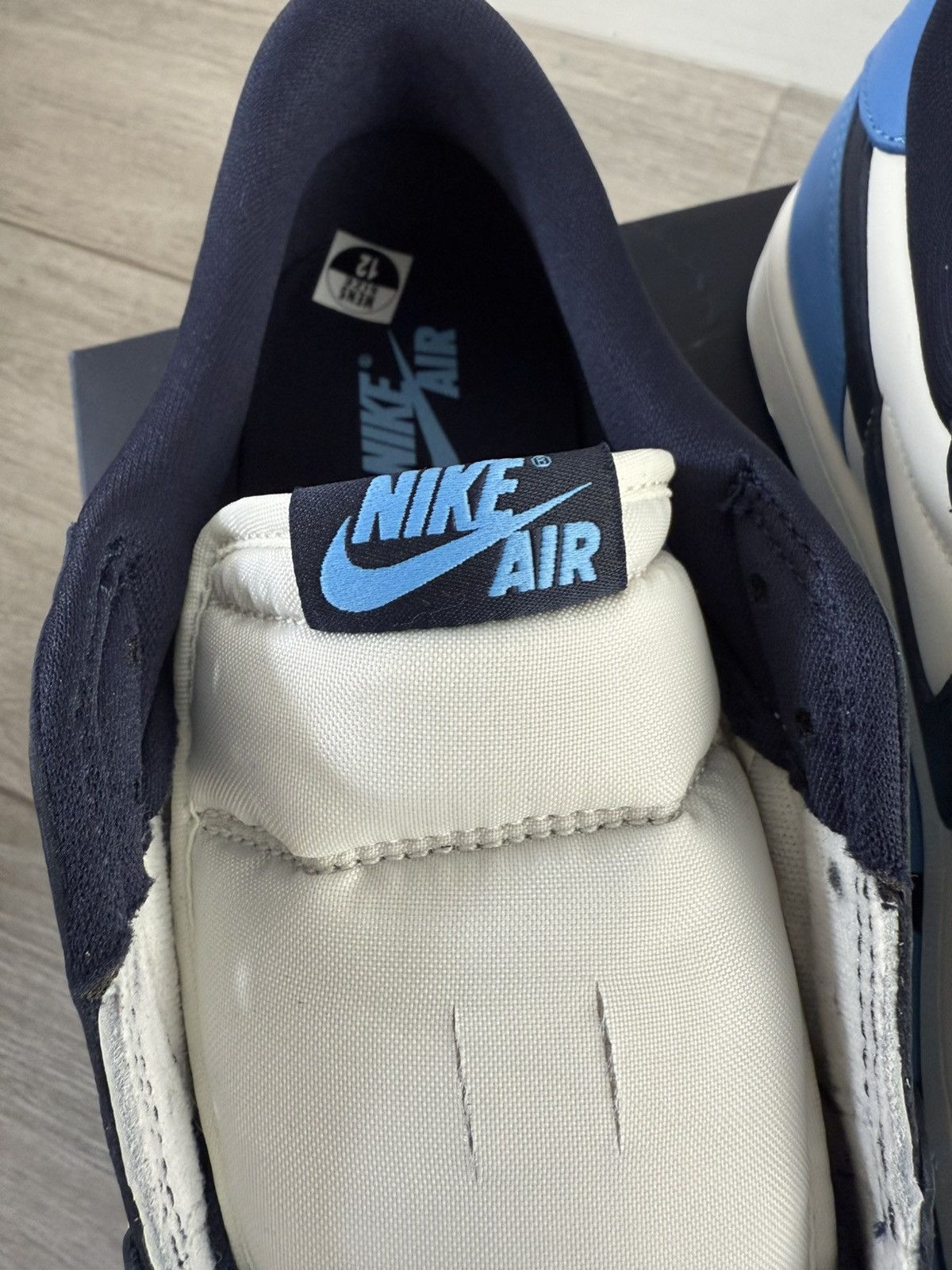 Jordan Brand Jordan 1 Retro Low OG Obsidian CZ0790-400 UNC Blue Sz 12 Size US 12 / EU 45 - 6 Thumbnail