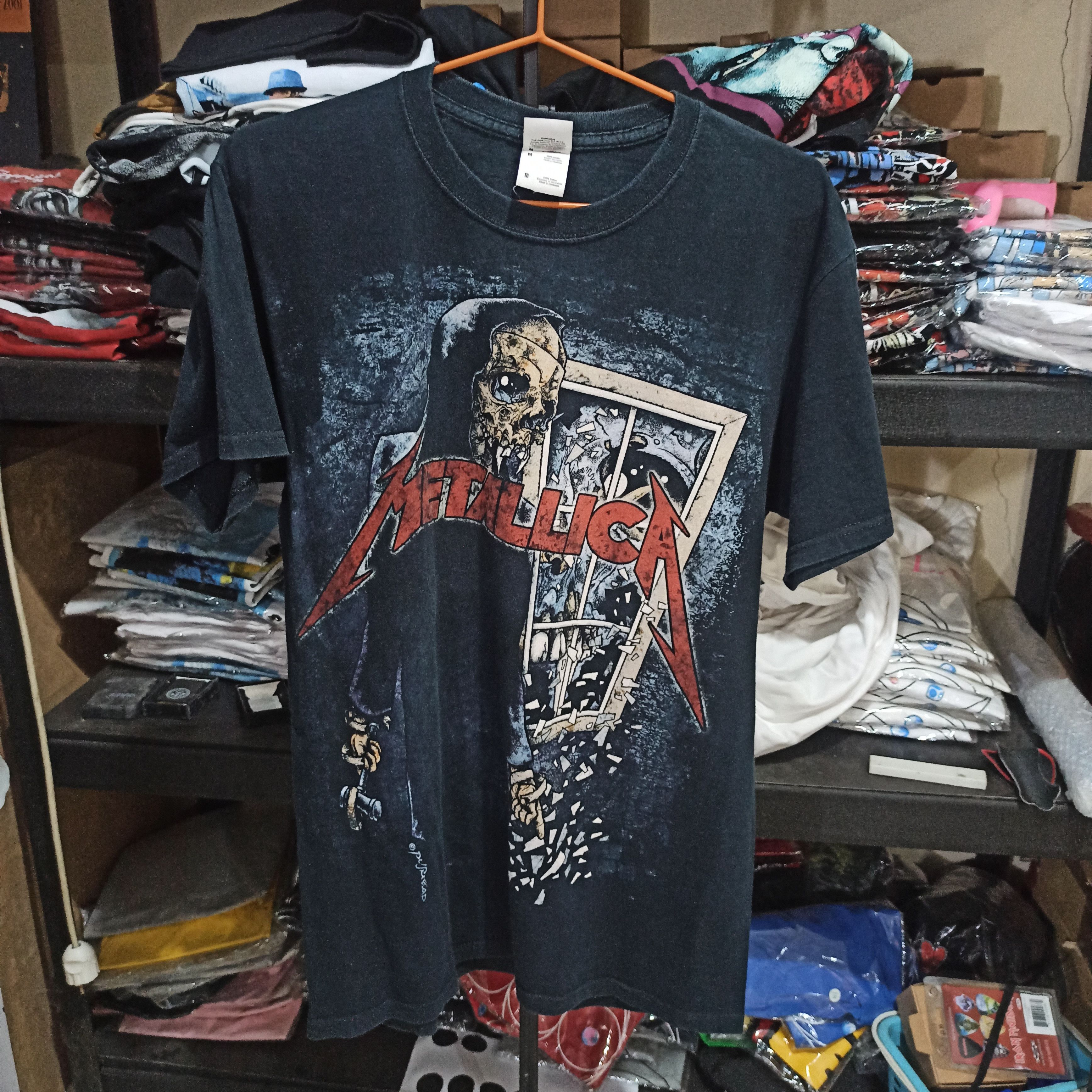 Band Tees × Vintage vintage metallica pushead 2000 t shirt Size US M / EU 48-50 / 2 - 1 Thumbnail
