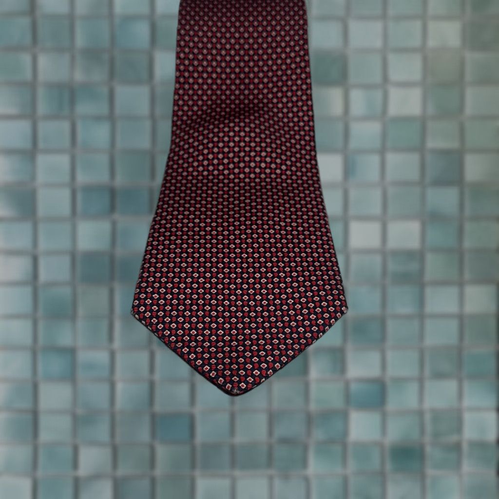 Brooks Brothers Brooks Brothers Makers Silk Tie Printed in Italy Multicolor Geometric Print Neck Tie L 57” W 4” Men One Size Red Blue Italy Made in USA Size ONE SIZE - 1 Thumbnail