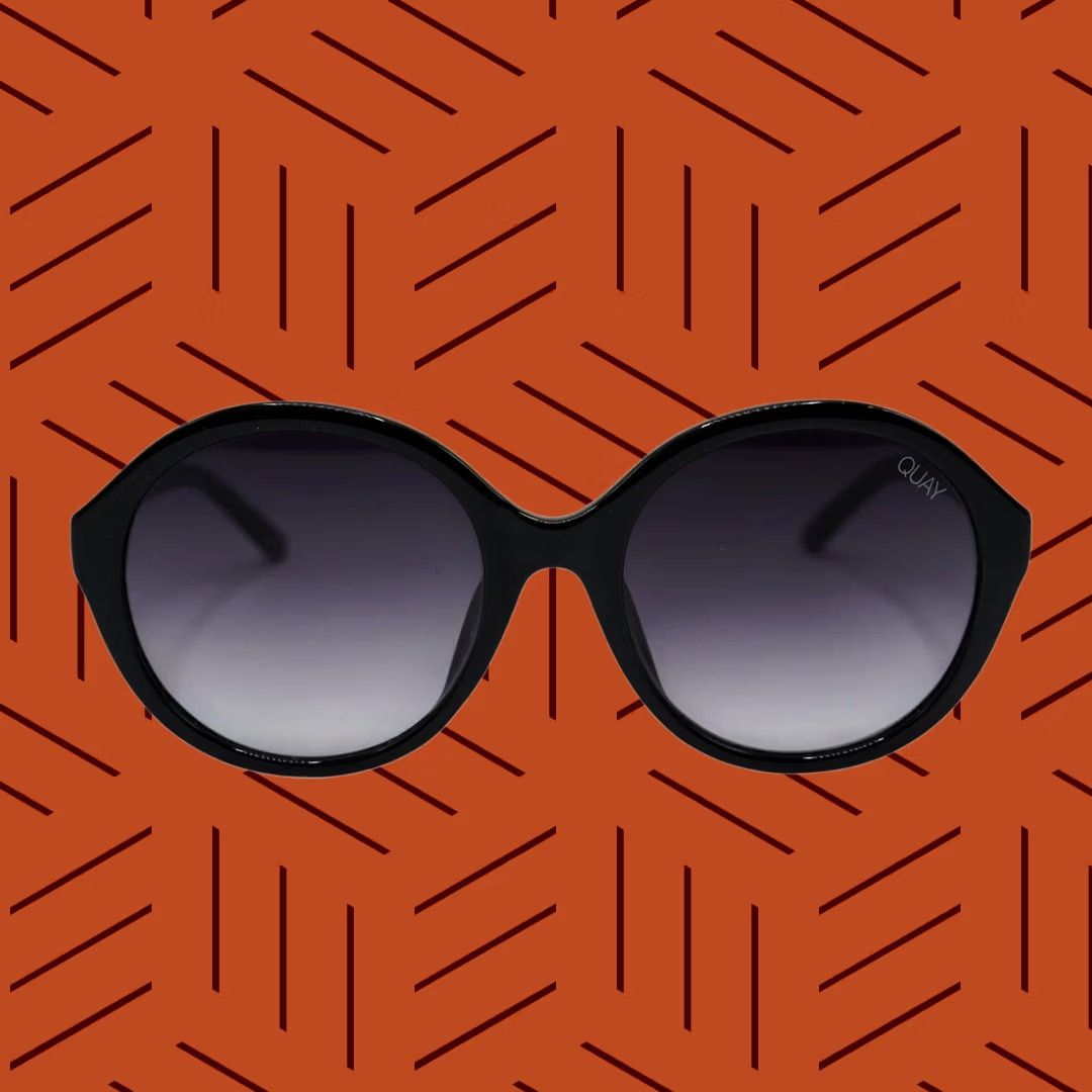 Vintage Quay Australia Sunglasses Tinted Love Black Purple Gradient Women Size ONE SIZE - 1 Thumbnail