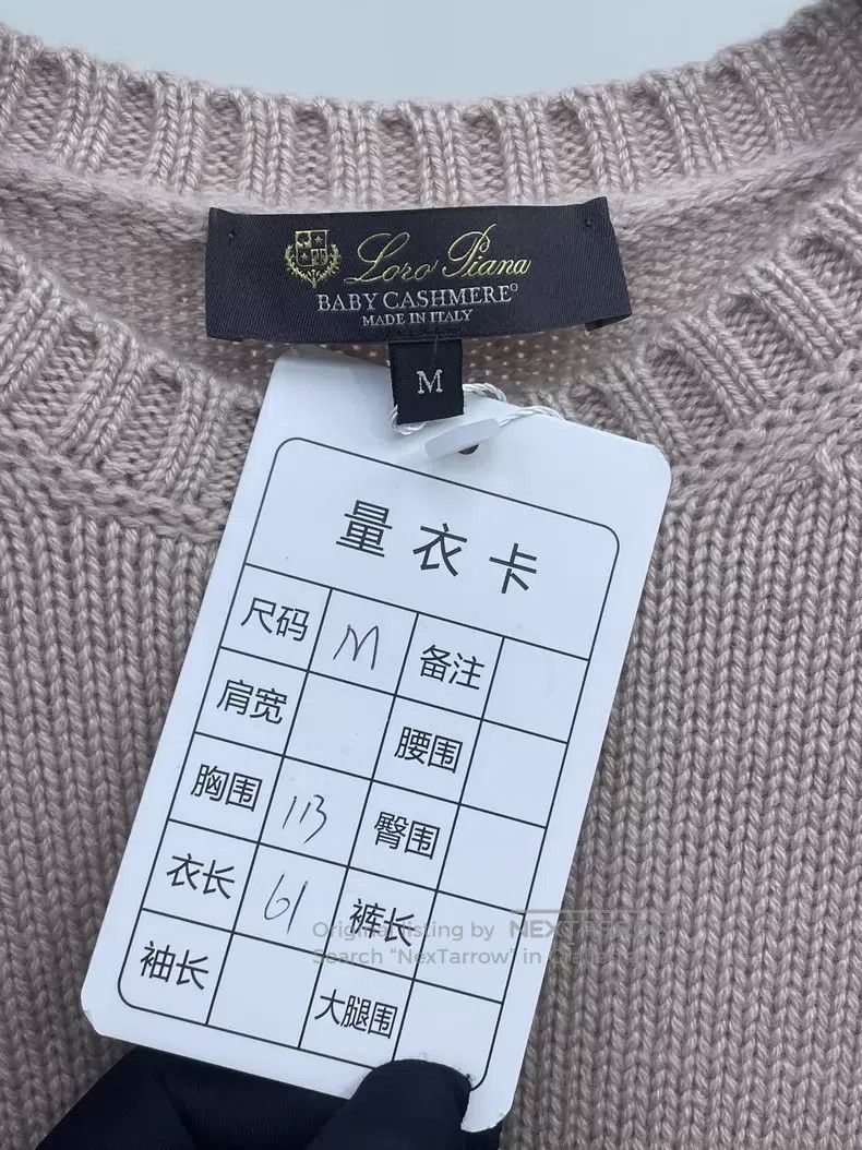 Loro Piana Loro Piana Nude pink knitted cashmere sweater. Size M / US 6-8 / IT 42-44 - 5 Thumbnail