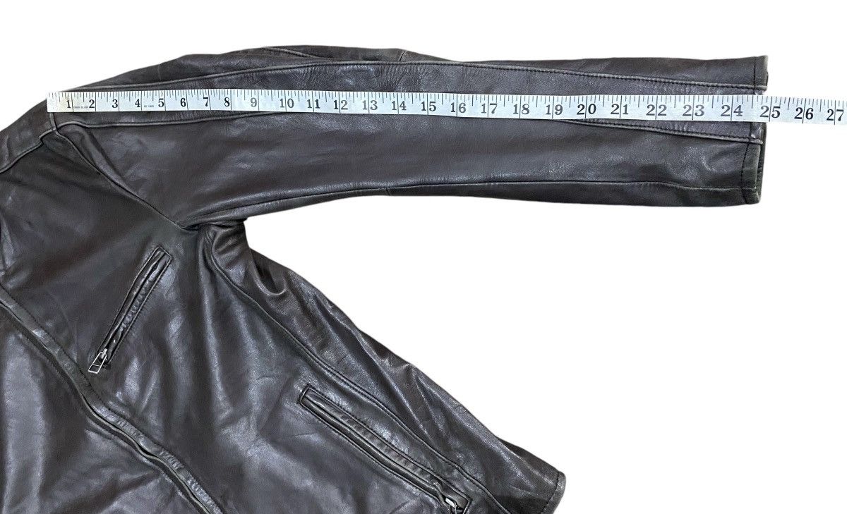 Boycott Rare🔥BOYCOTT Leather Zipper Jacket Vintage Size US S / EU 44-46 / 1 - 22 Thumbnail