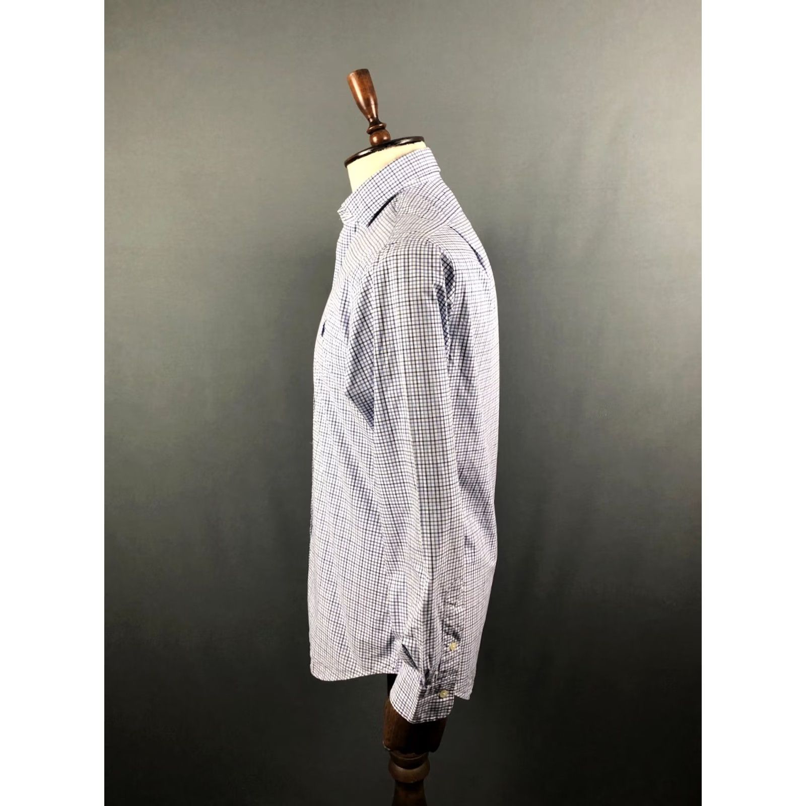 Ralph Lauren Ralph Lauren Shirt Men S Check Cotton White/Blue Button-Up Casual Long Sleeve Classic Fit Regular Size S Mens Size US S / EU 44-46 / 1 - 2 Thumbnail