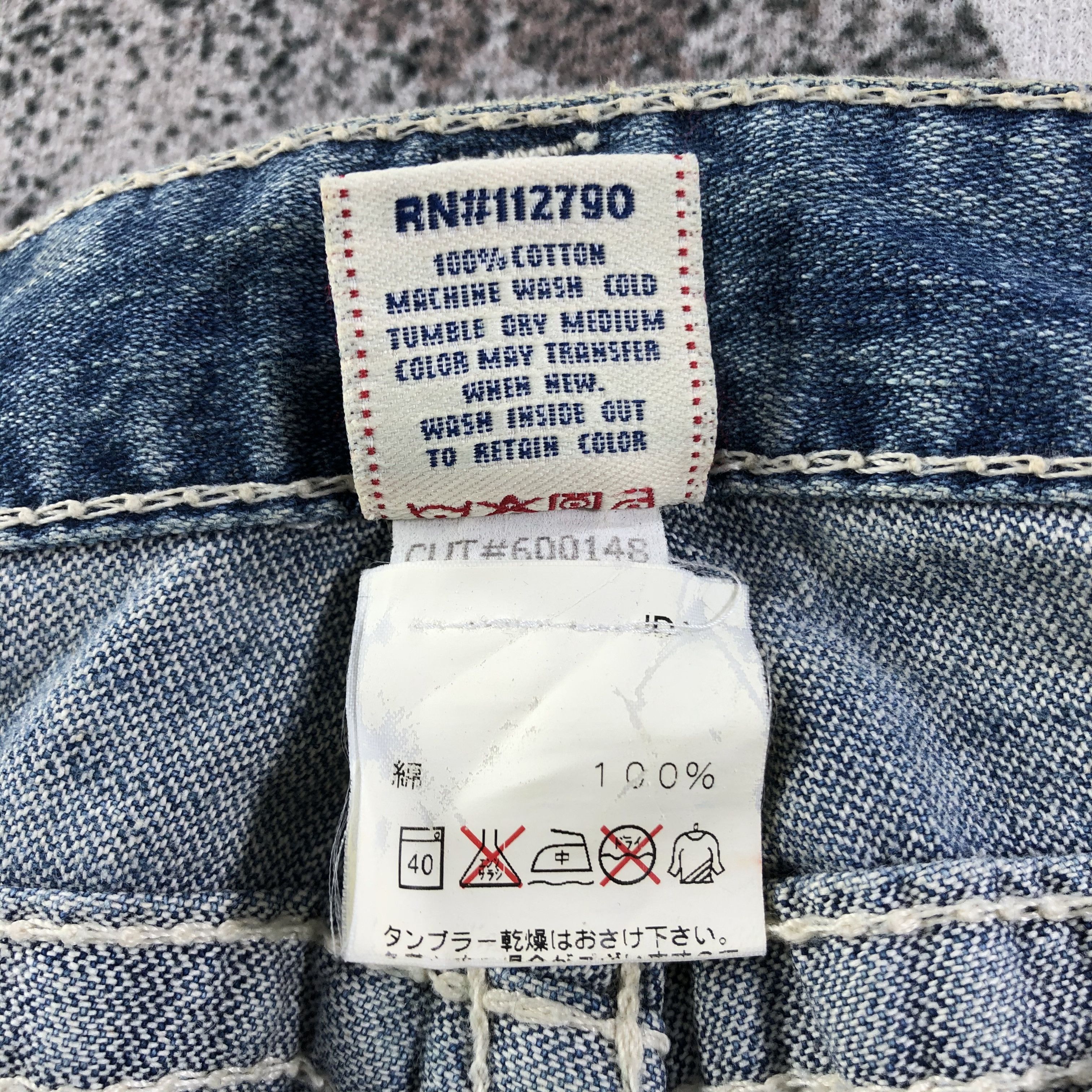 True Religion True Religion Joey Big T Jeans Flare Denim KJ1517 Size 28" / US 6 / IT 42 - 9 Thumbnail