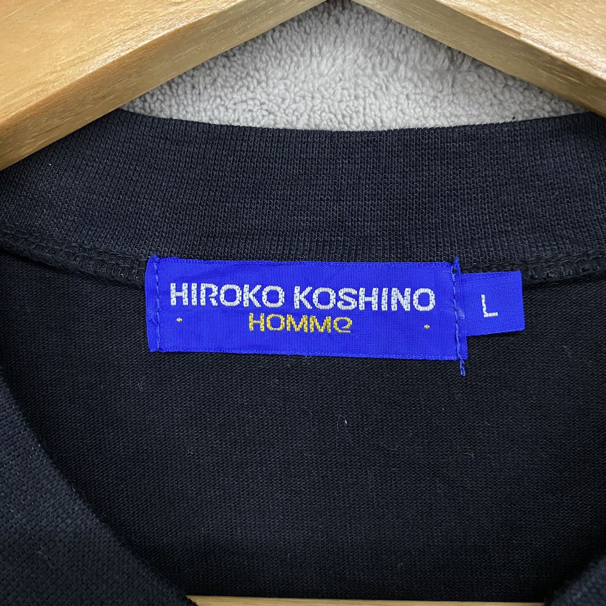 Hiroko Koshino Homme HIROKO KOSHINO HOMME BLUE TAG LONG SLEEVE SHIRT Size US L / EU 52-54 / 3 - 5 Thumbnail