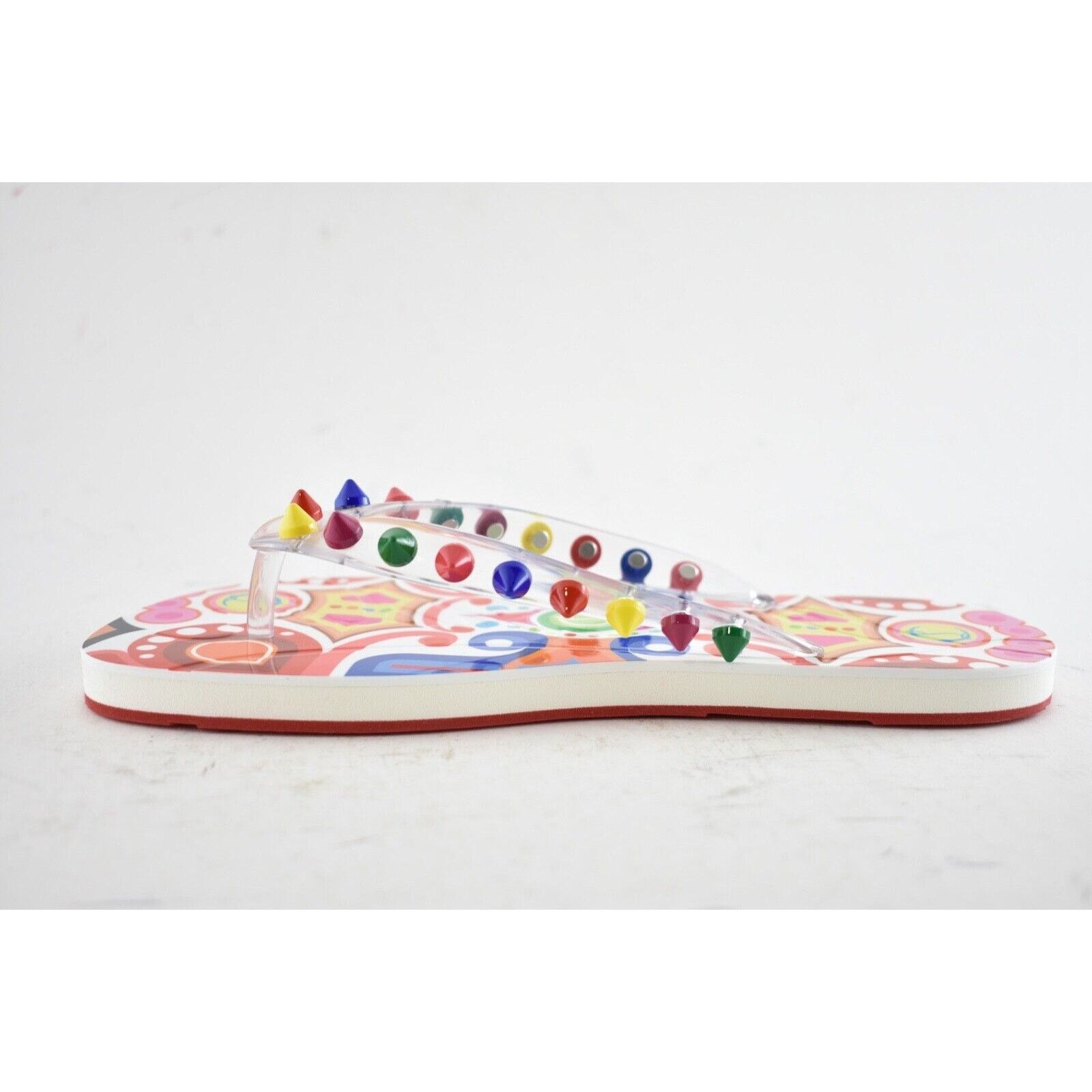 Christian Louboutin Christian Louboutin Loubi Flip Spikes Donna Flat Multi Thong Size US 6 / IT 36 - 8 Thumbnail