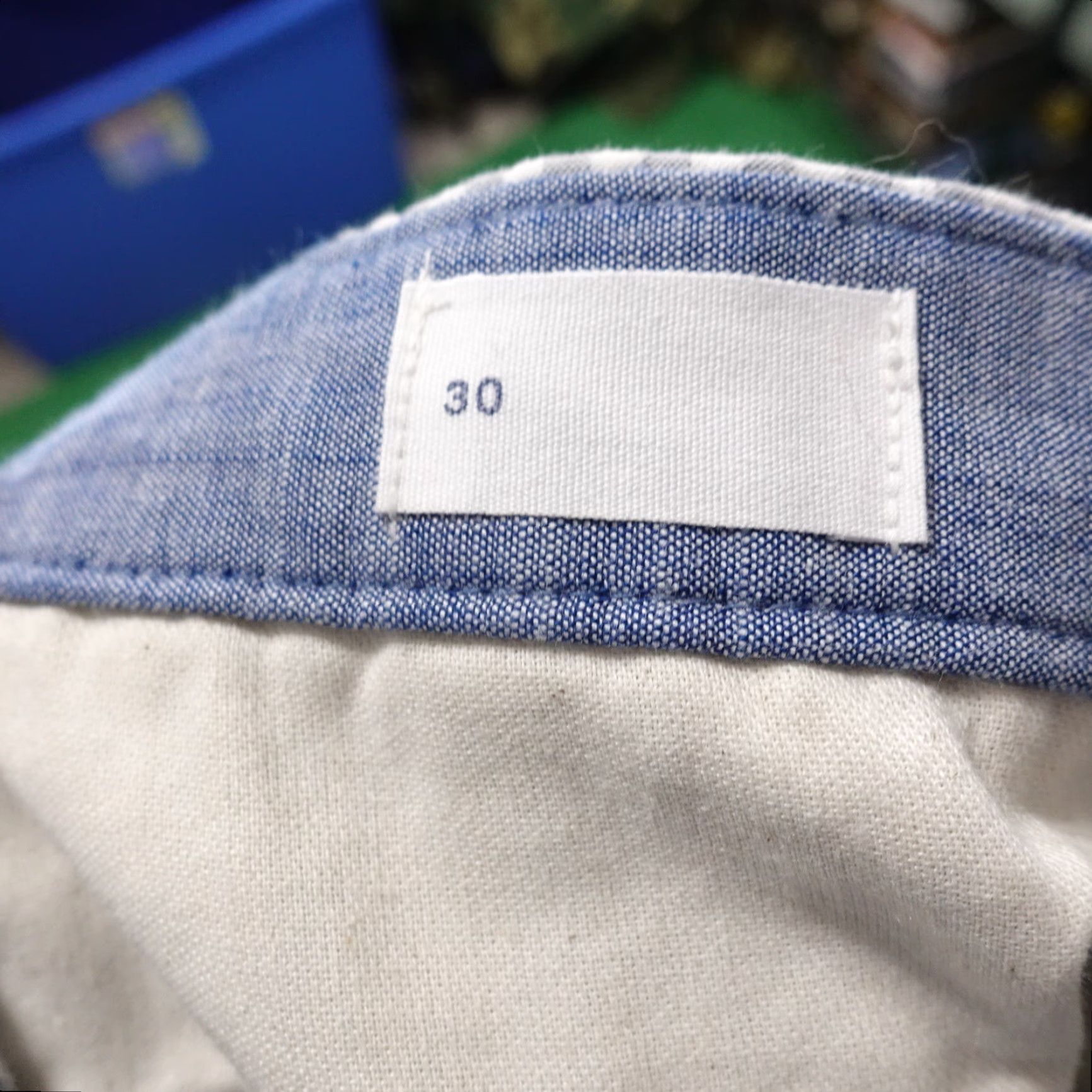 Gap GAP Chino Shorts Mens Size 30 Black White Gingham Check Seersucker Casual Size US 30 / EU 46 - 6 Thumbnail
