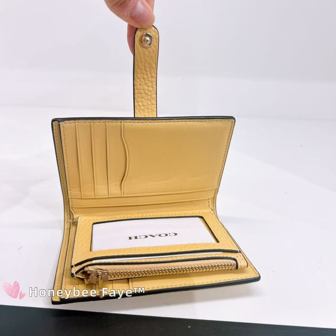 Coach 2 In 1 Wallet CCL70 Soft Yellow Size ONE SIZE - 5 Thumbnail