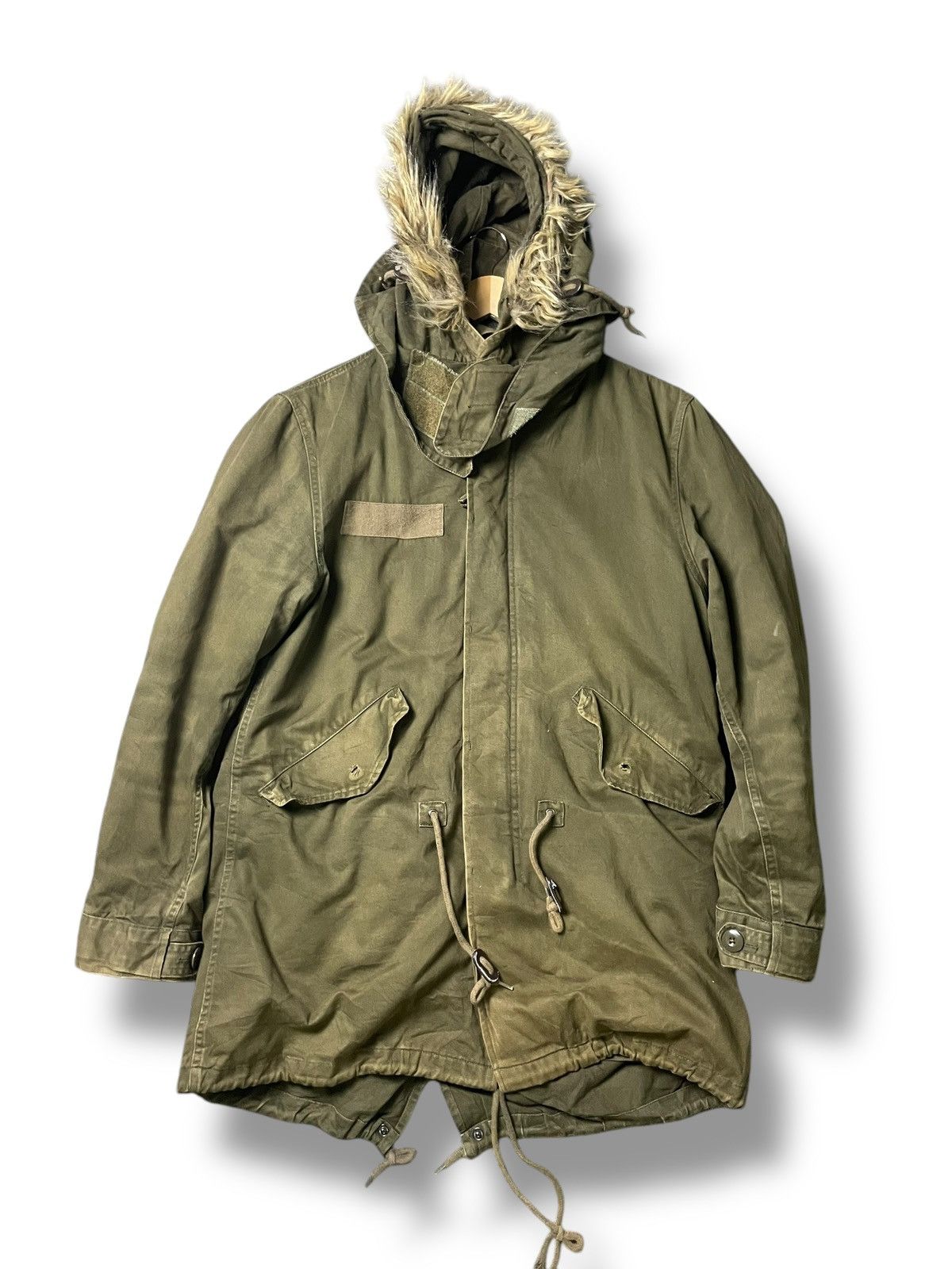 Japanese Brand × Vintage REVO Japanese Brand Military Hooded Jacket (97) Size US XS / EU 42 / 0 - 1 Thumbnail