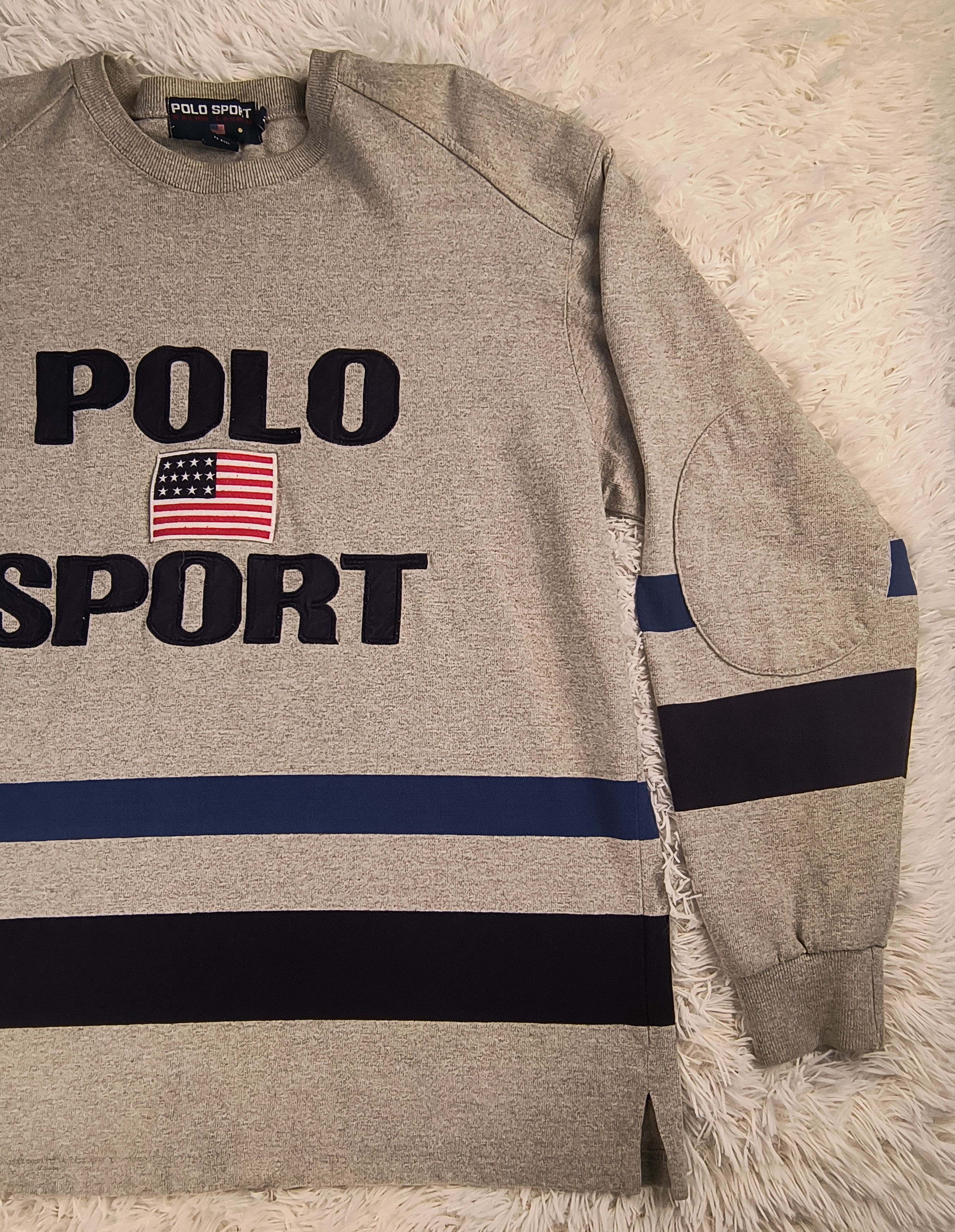 Polo Ralph Lauren Vintage Polo Sport by Ralph Lauren 90s crewneck sweatshirt Size US M / EU 48-50 / 2 - 4 Thumbnail