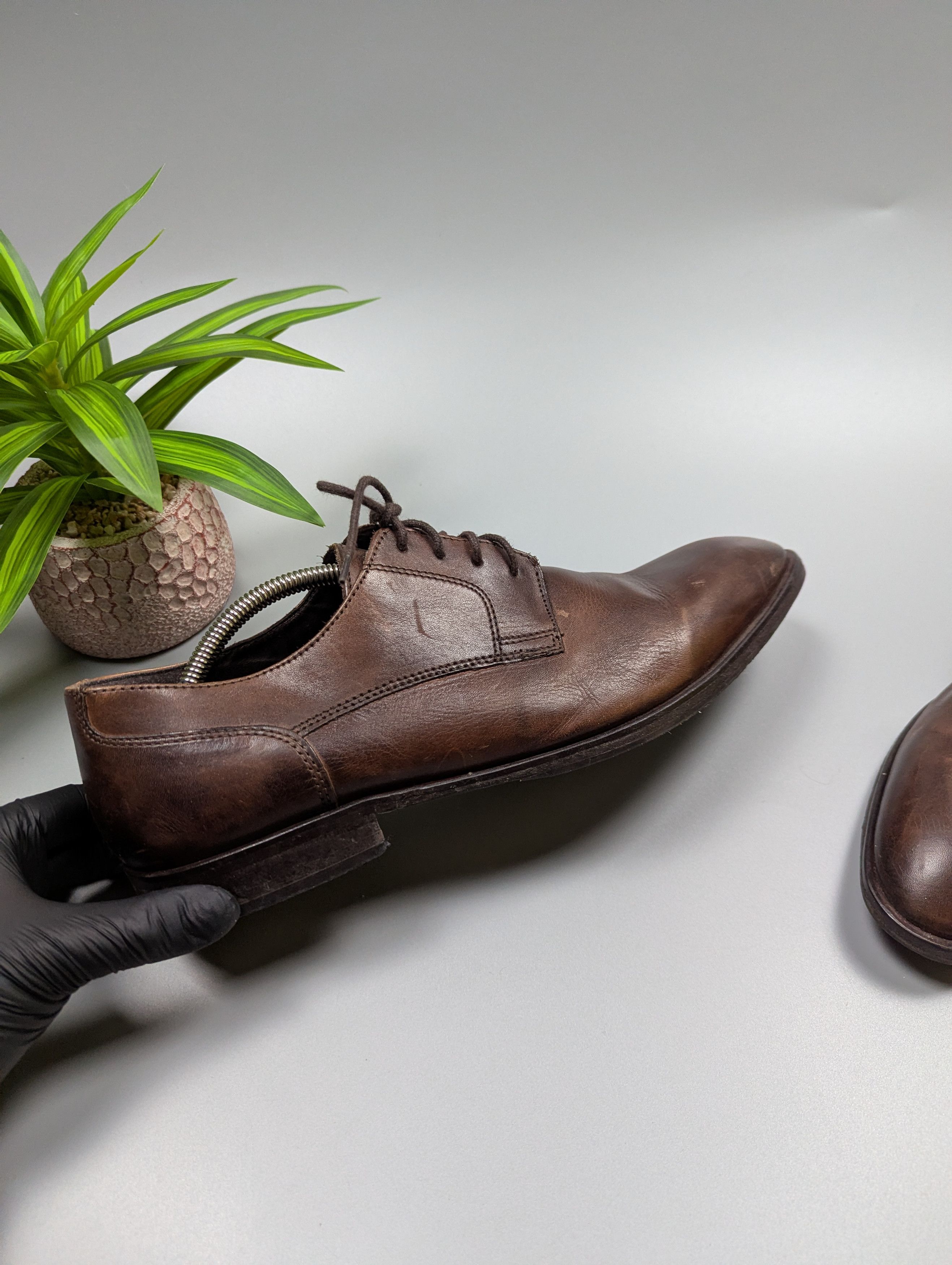 Mercedes-Benz Rare Vintage Mercedes-Benz Oxford Dress Shoes EU 43 Size US 9.5 / EU 42-43 - 11 Thumbnail