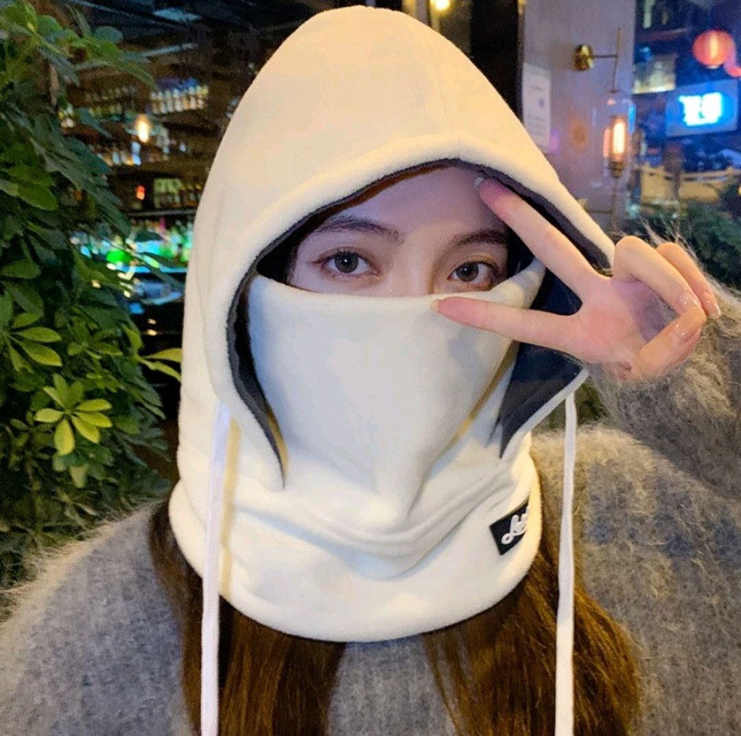Japanese Brand × PPFM White colour streetwear balaclava hoodie Size ONE SIZE - 1 Preview
