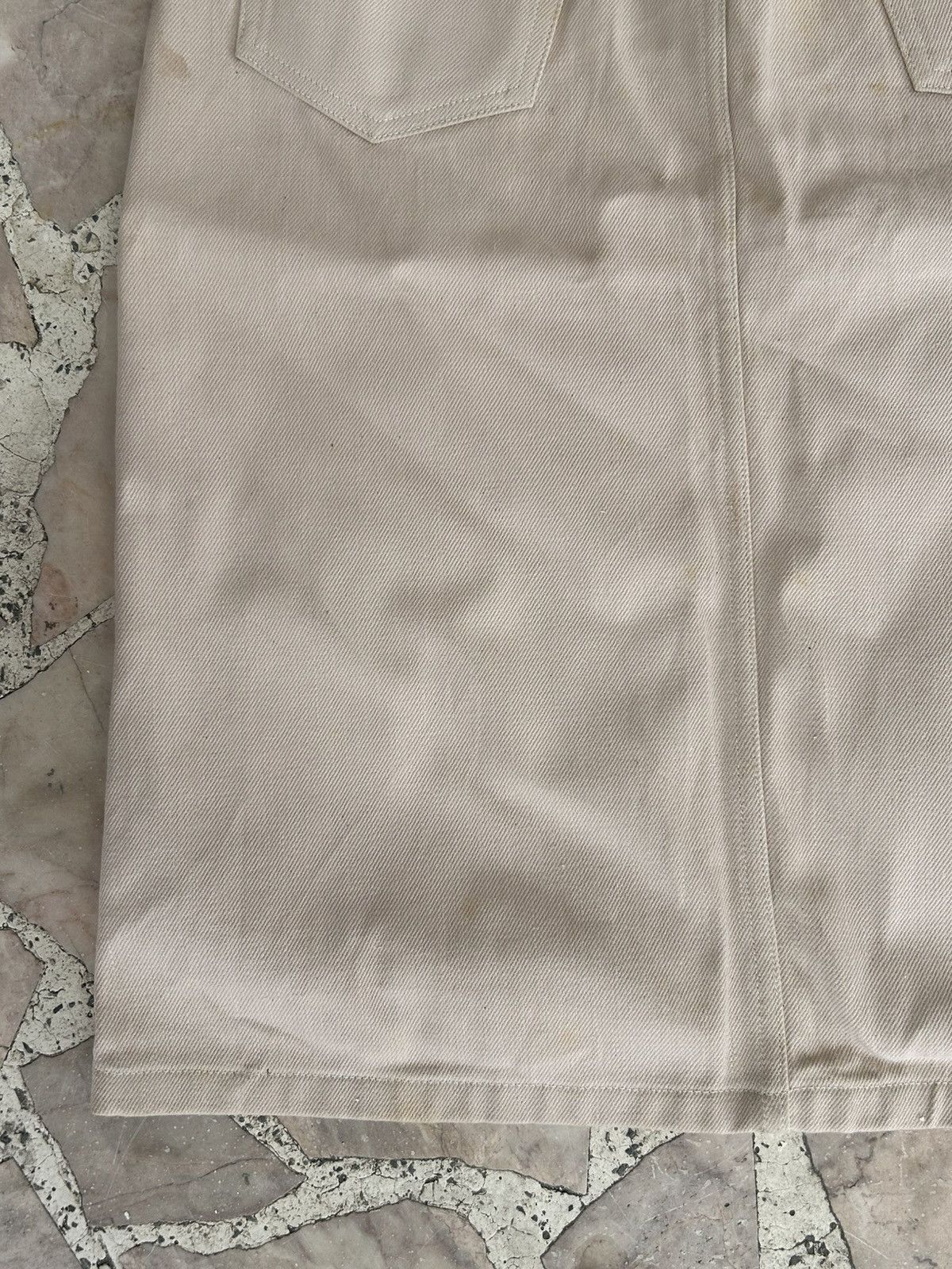 A.P.C. A.P.C Vintage Midi White Skirt Size 30" / US 8 / IT 44 - 11 Thumbnail