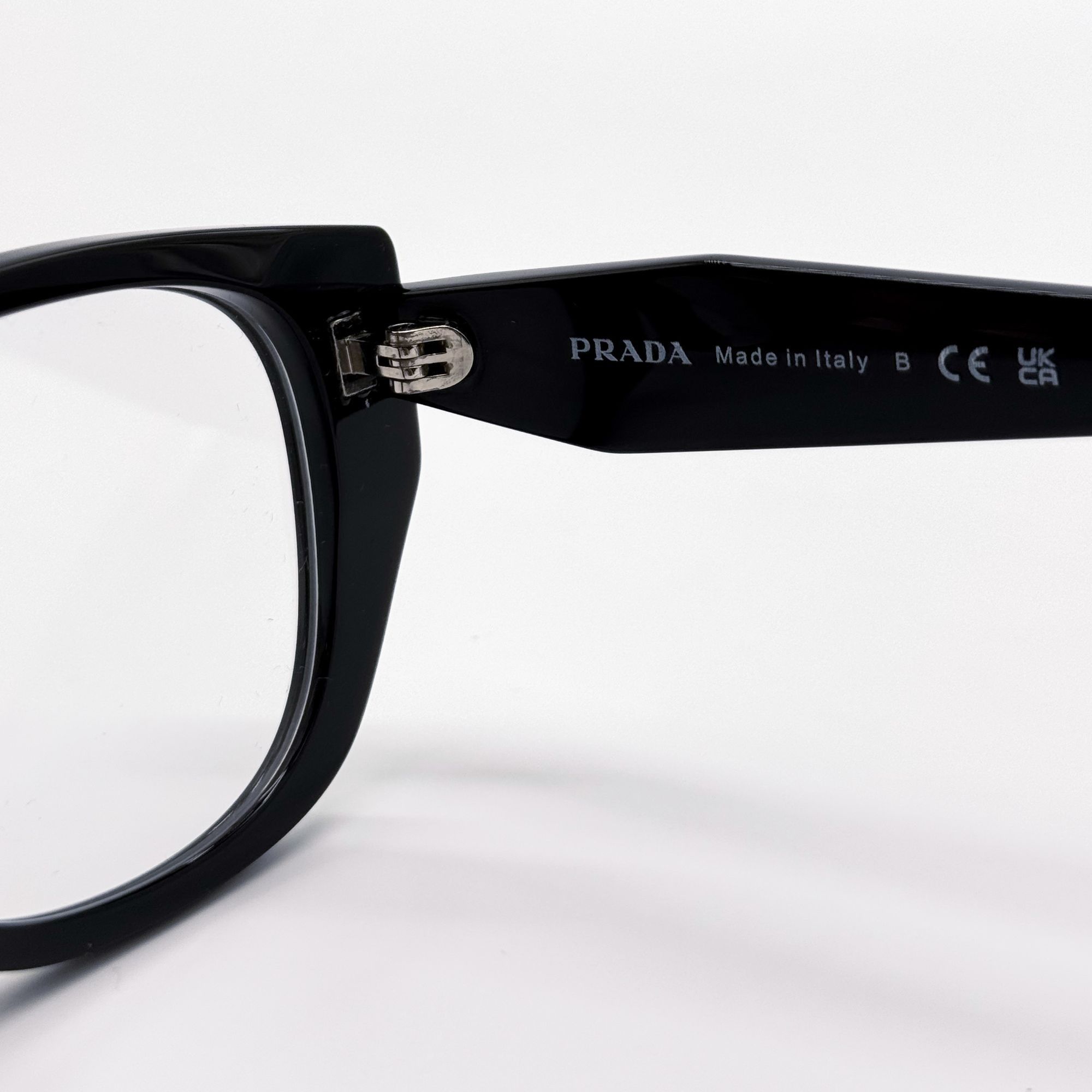 Prada NEW PRADA EYEGLASSES PRA18VF 16K1O1 BLACK PR A18VF, VPR A18V Size ONE SIZE - 8 Thumbnail