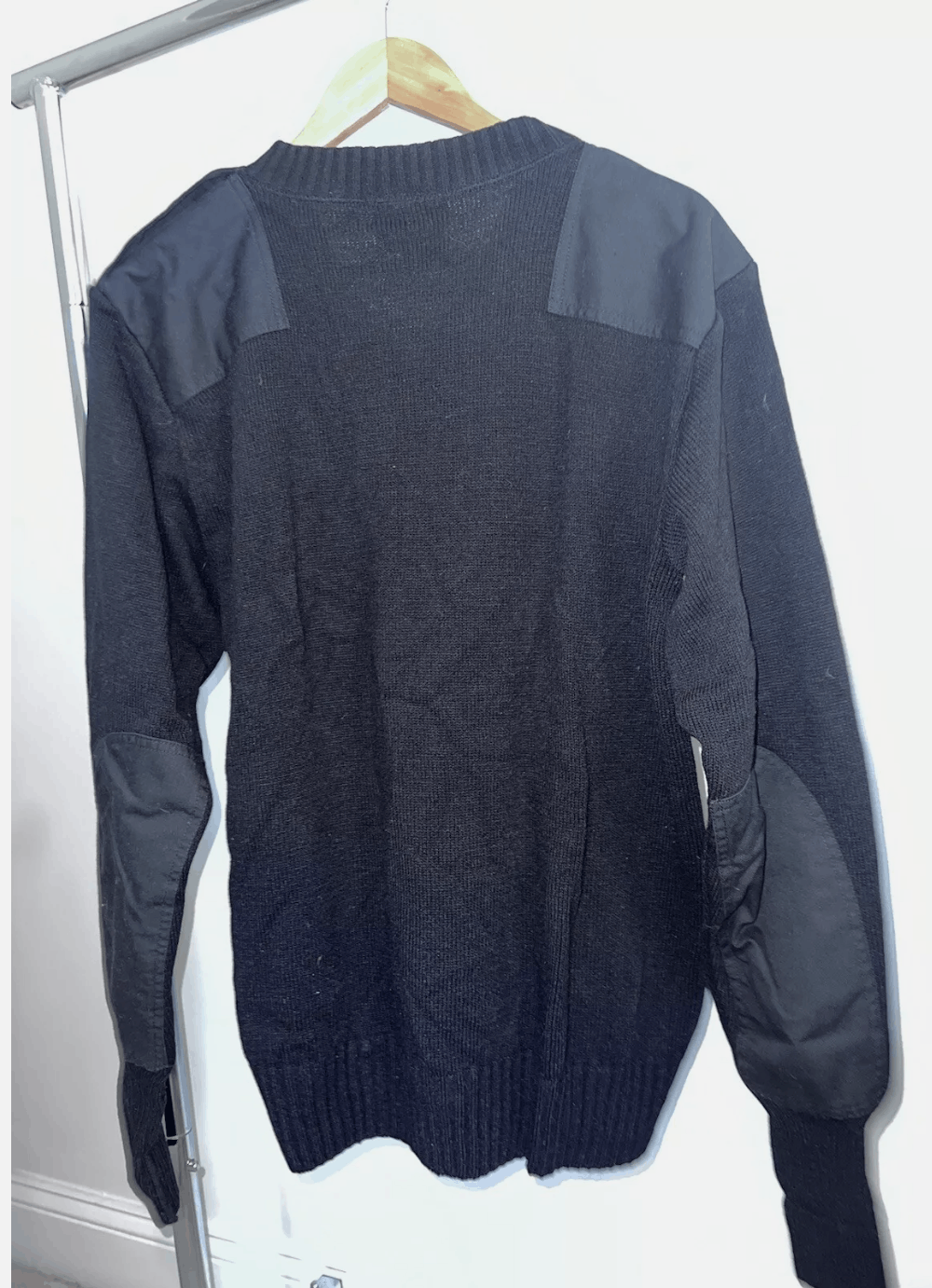 Other Vintage Citadel Mens Sweater Black Virgin Wool Knit large Size US L / EU 52-54 / 3 - 3 Thumbnail