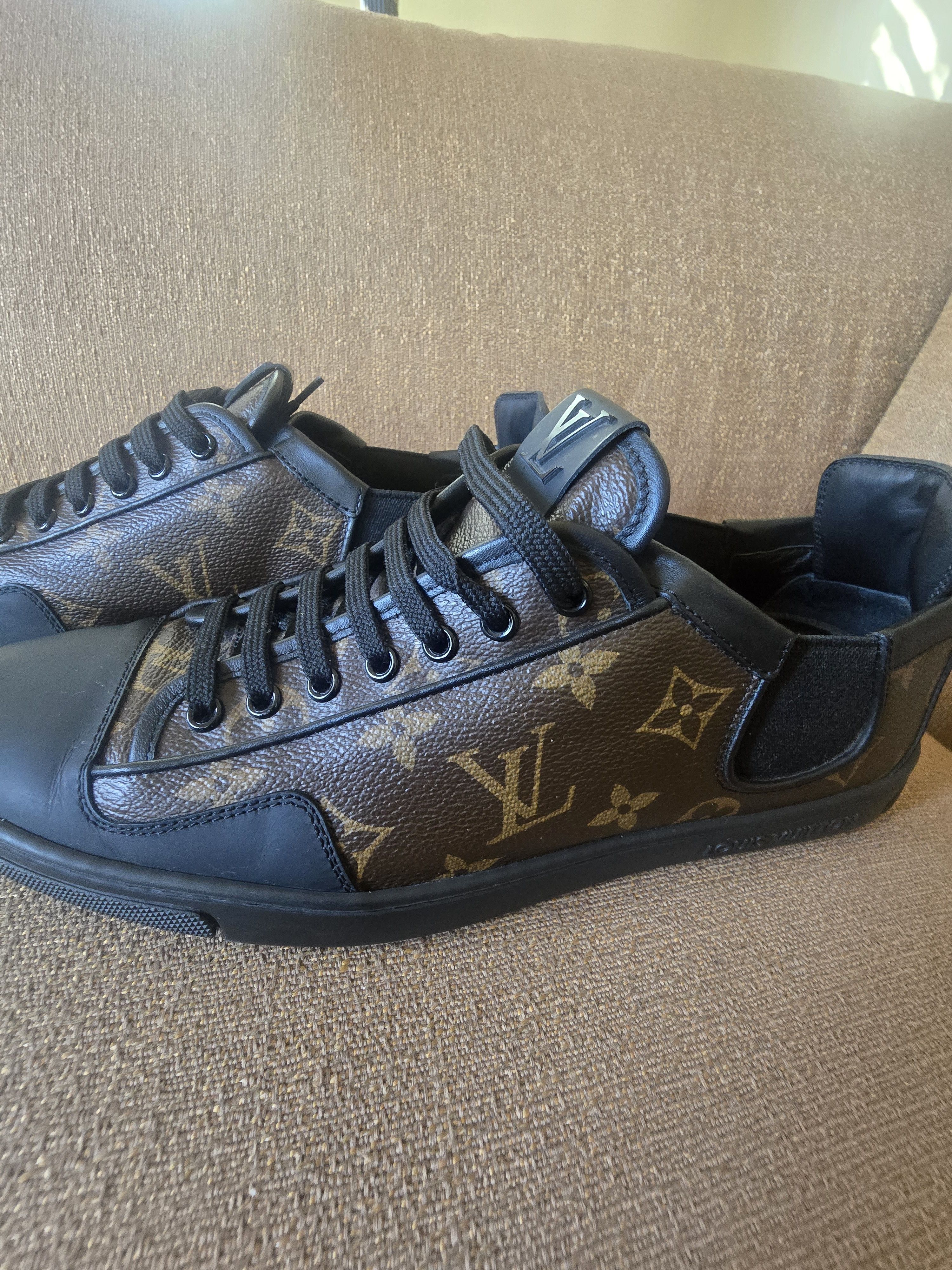 Louis Vuitton Louis Vuitton Brown/Black Monogram Sneakers Size 7.5/US 8.5 Size US 8.5 / EU 41-42 - 15 Thumbnail