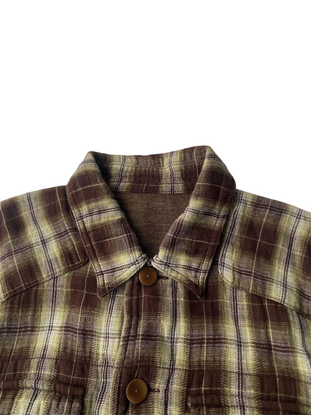 Nigel Cabourn Nigel Cabourn Reversible Flannel Plaid Pattern Shirt Size US S / EU 44-46 / 1 - 9 Thumbnail