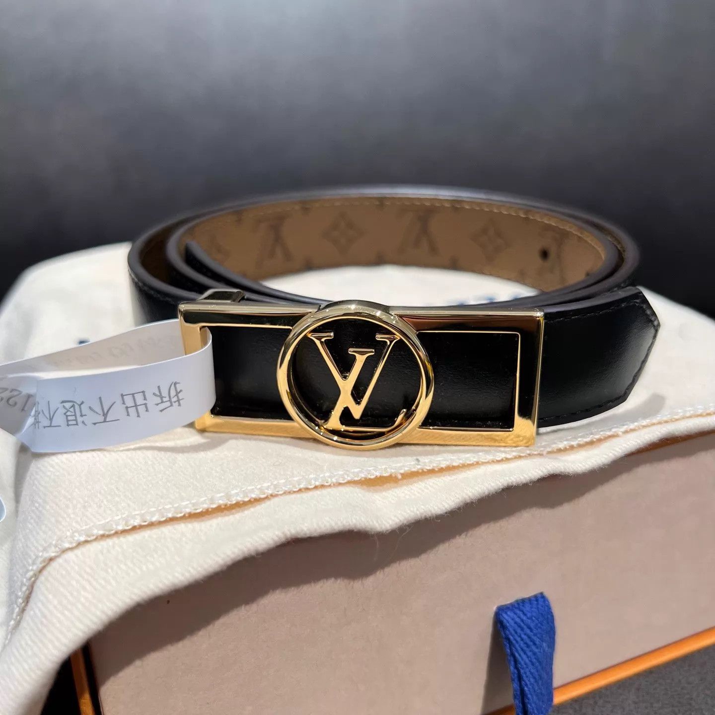 Louis Vuitton LOUIS VUITTON Daphne Double-Sided Belt 70CM New Size ONE SIZE - 1 Thumbnail