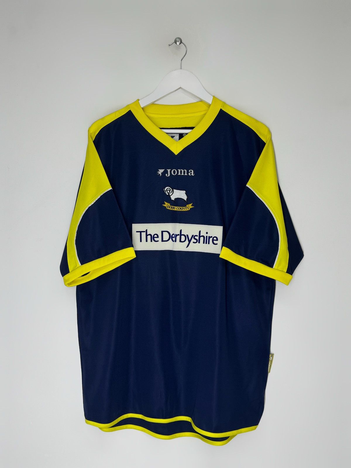 Joma Joma Derby County 2006/07 Away Football Shirt Soccer Jersey Size US XL / EU 56 / 4 - 1 Thumbnail
