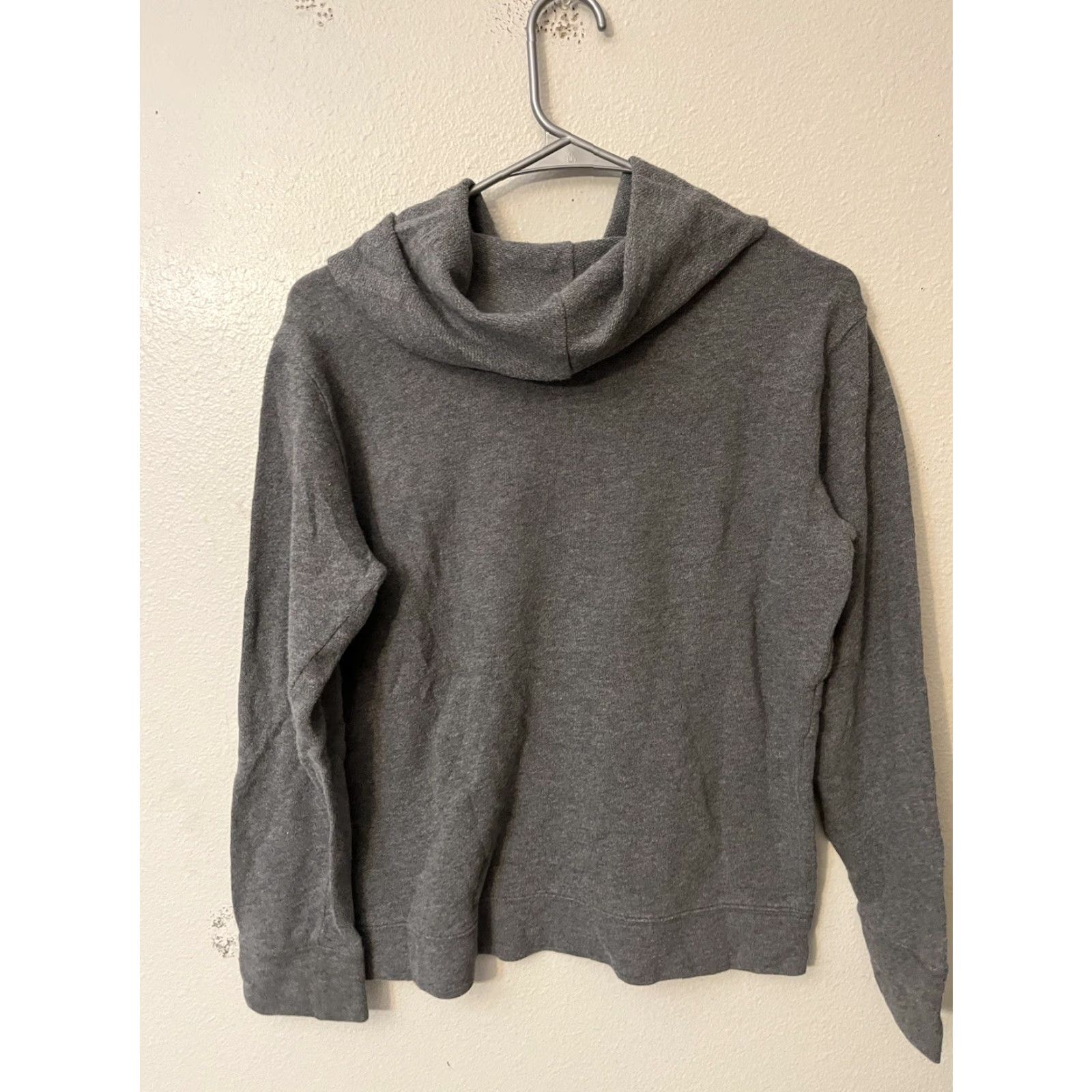 J.Crew J.CREW Women's Pullover Sweater Cowl Neck Gray Knit Cotton Blend Pockets M Size M / US 6-8 / IT 42-44 - 3 Thumbnail