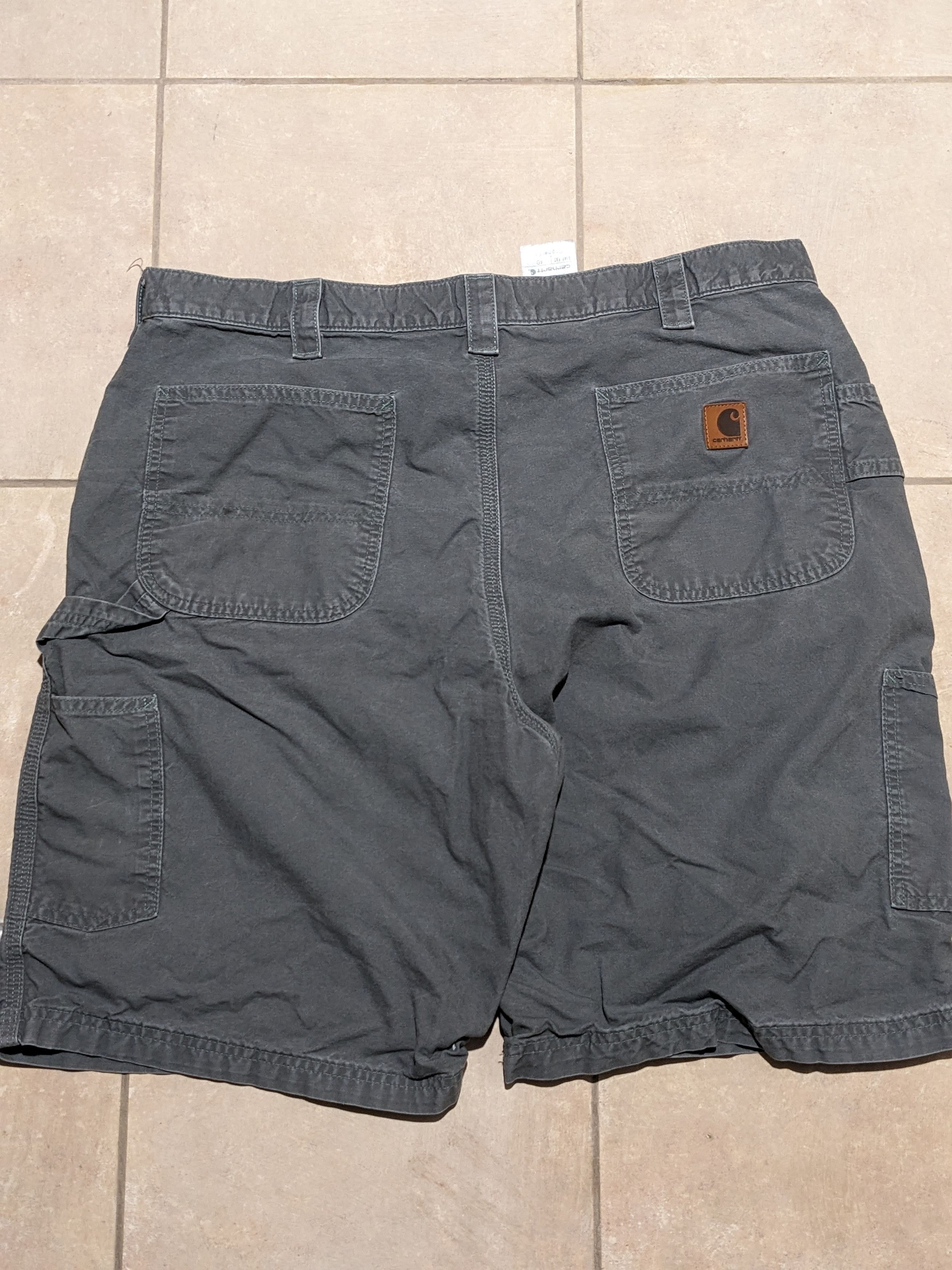 Carhartt Streetwear Vintage Vintage Carhartt B147 FAT Gray Original Fit Size 40 Shorts Grailed