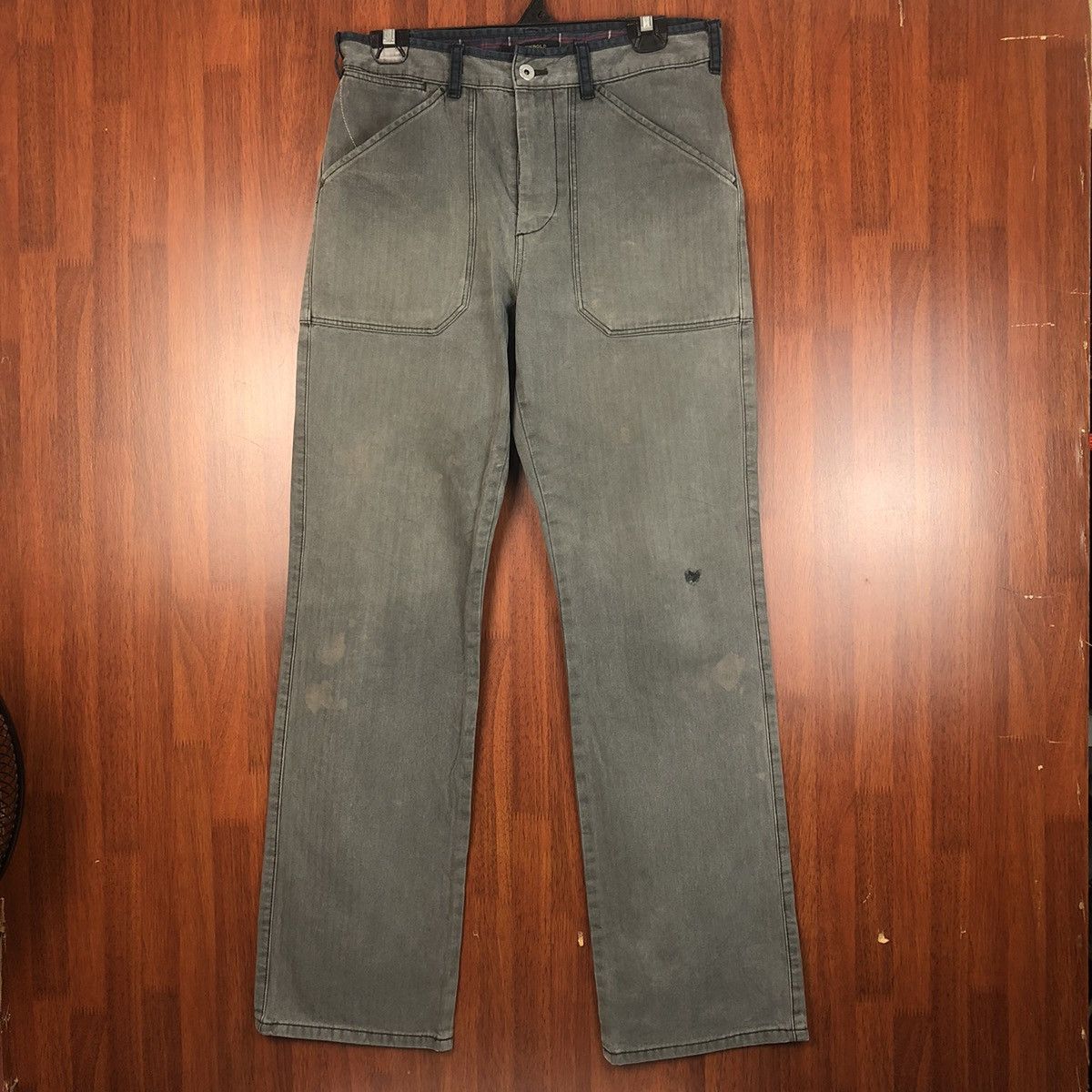 R.Newbold R.New Bold Grey Casual Pants #7512 Size US 29 - 1 Thumbnail