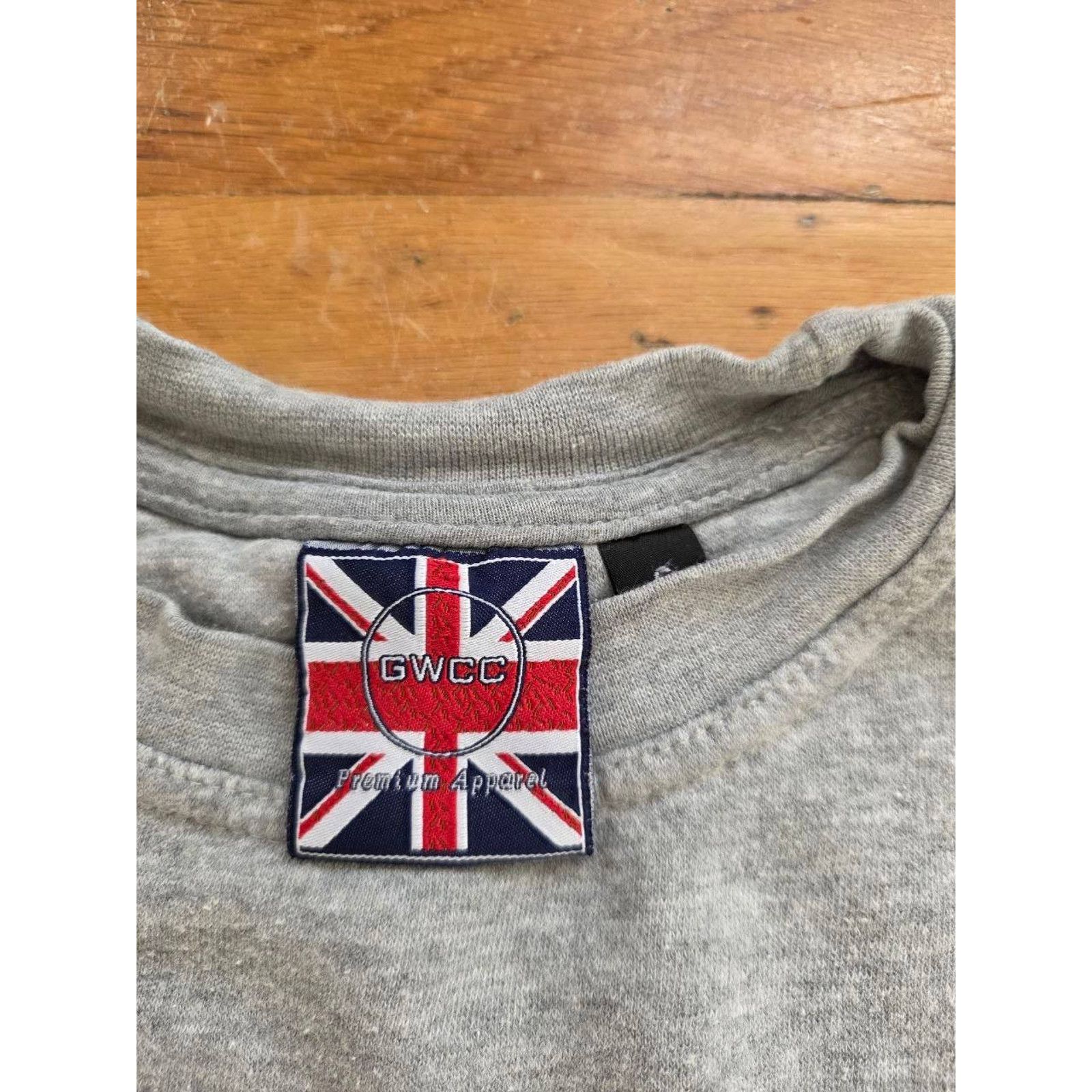 L'estrange London GWCC Unisex London England Applique Embroider Gray S A001145 Size US S / EU 44-46 / 1 - 5 Thumbnail