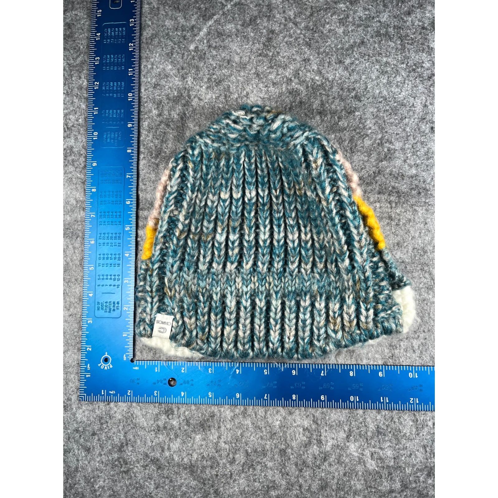 Vintage Chaos Beanie Women One Size Blue Knit Acrylic Outdoor Ski Size ONE SIZE - 6 Thumbnail