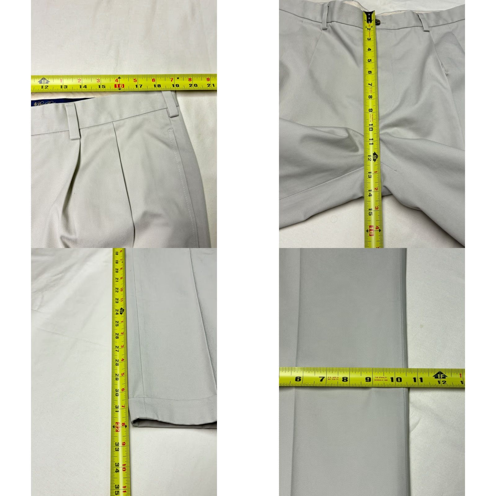 Brooks Brothers Brooks Brothers Advantage Chino Elliot Pants Beige Regular 38x32 Cotton Pleated Buttons ZIP Mens Pants Boy? Size US 38 / EU 54 - 8 Thumbnail