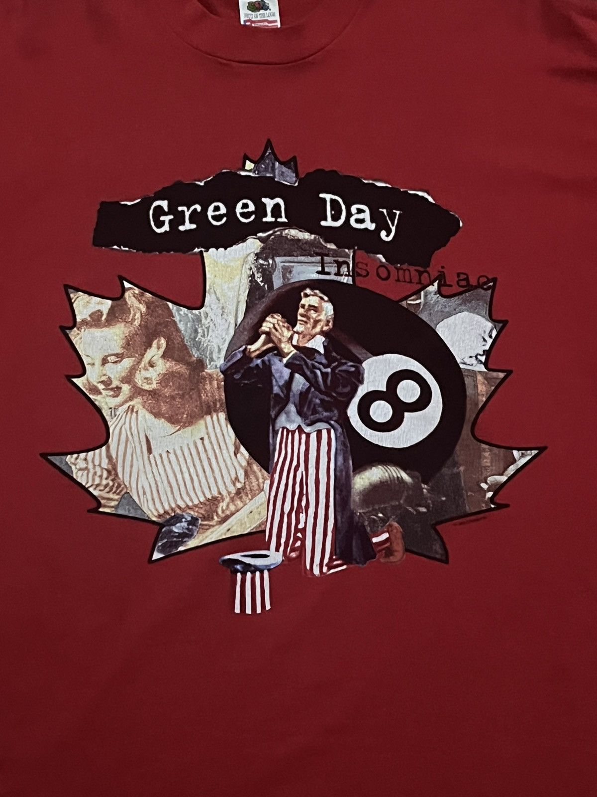 Band Tees Green Day Canadian Insomniac Tour 1995 Size US XL / EU 56 / 4 - 3 Thumbnail